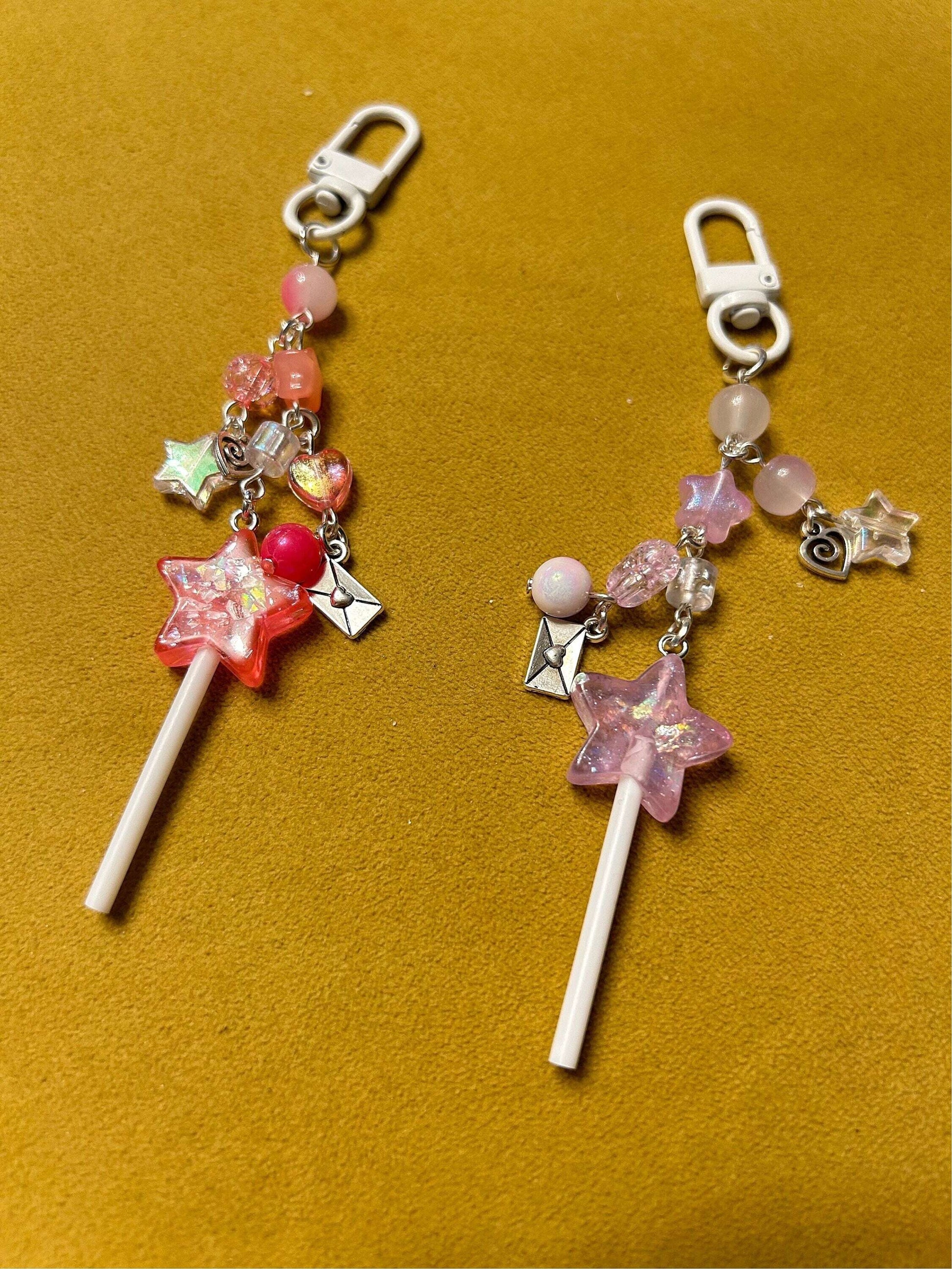 HANDMADE Cute Kawaii Magic Wand Keychains