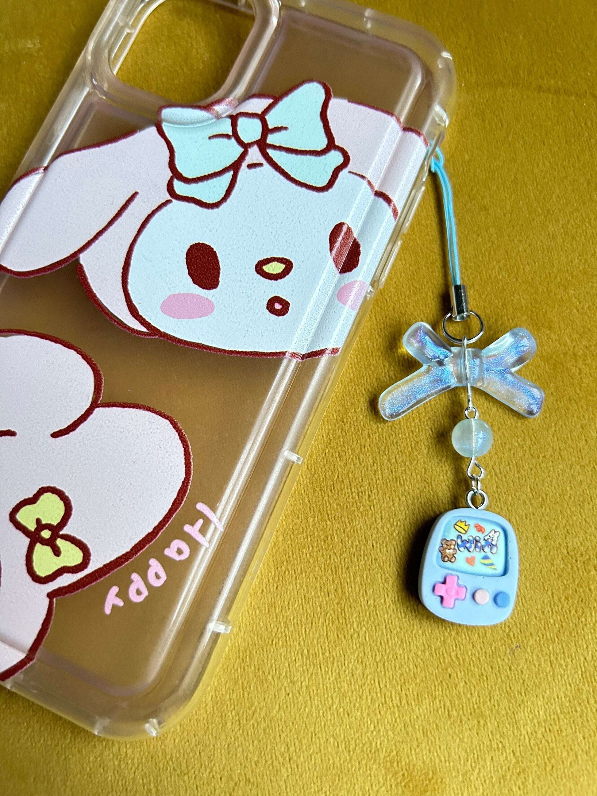 HANDMADE Cute Kawaii Games Console Phone charms Blue