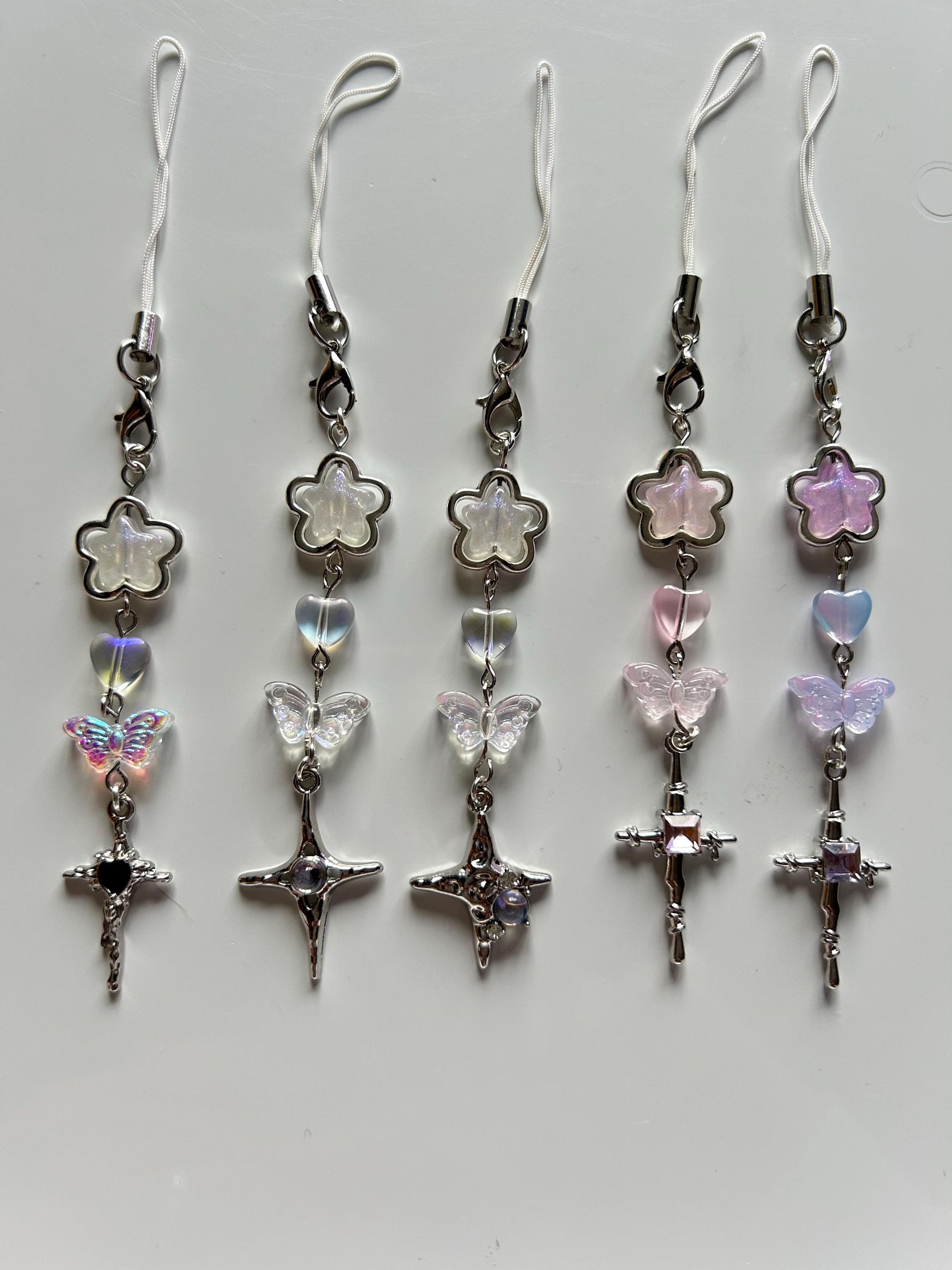 HANDMADE Cute Whimsical Star Phone Charms