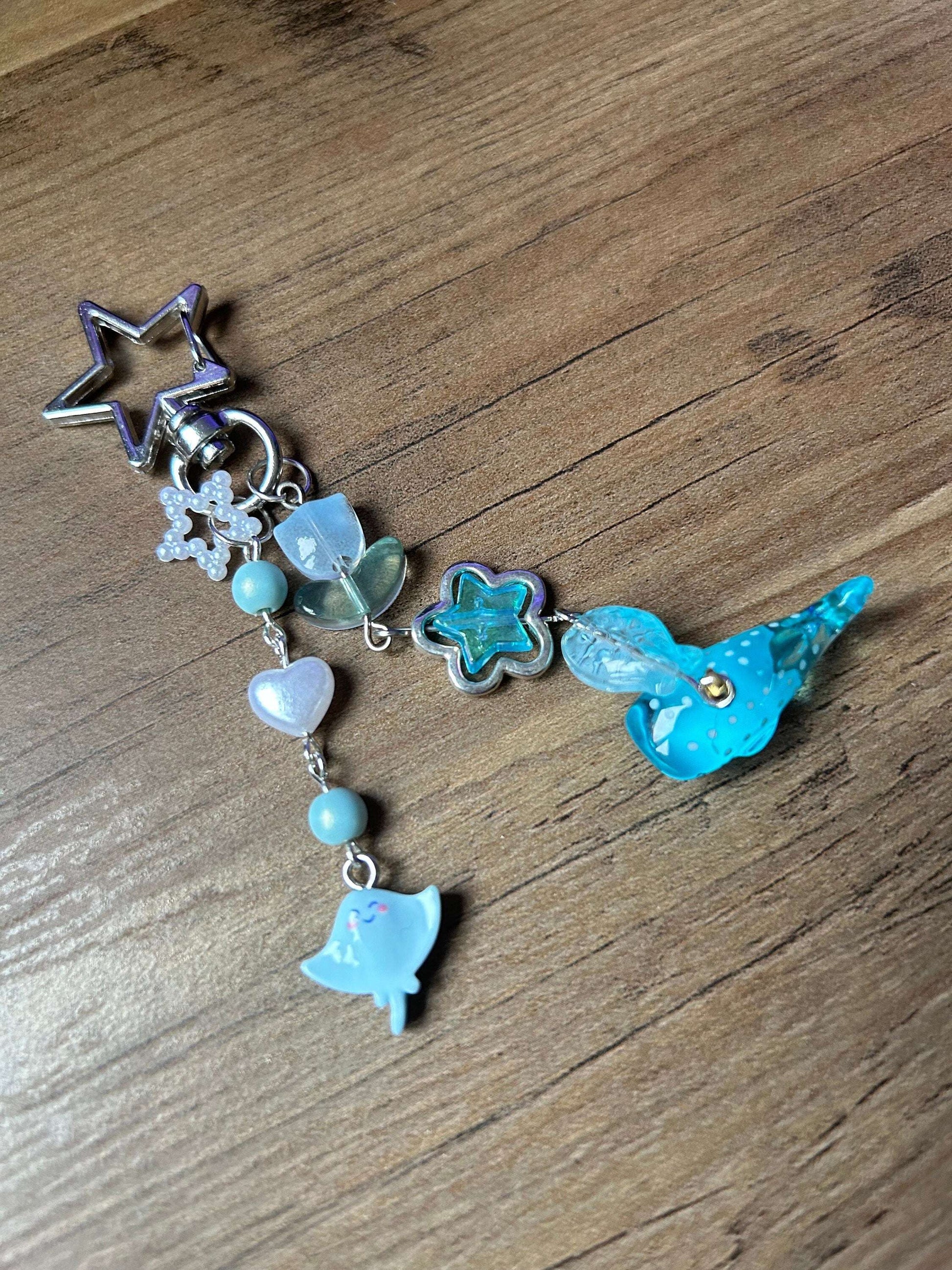 HANDMADE Cute Kawaii Whale Shark Keychain