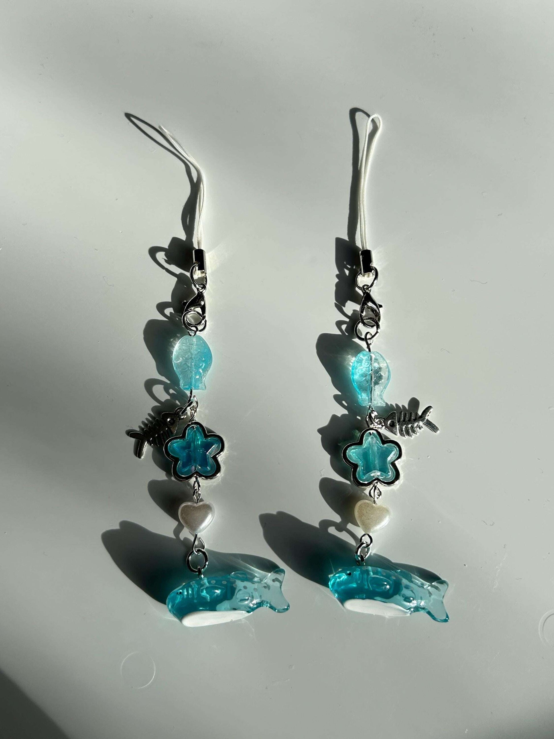 HANDMADE Cute Kawaii Whale Shark Phone Charms