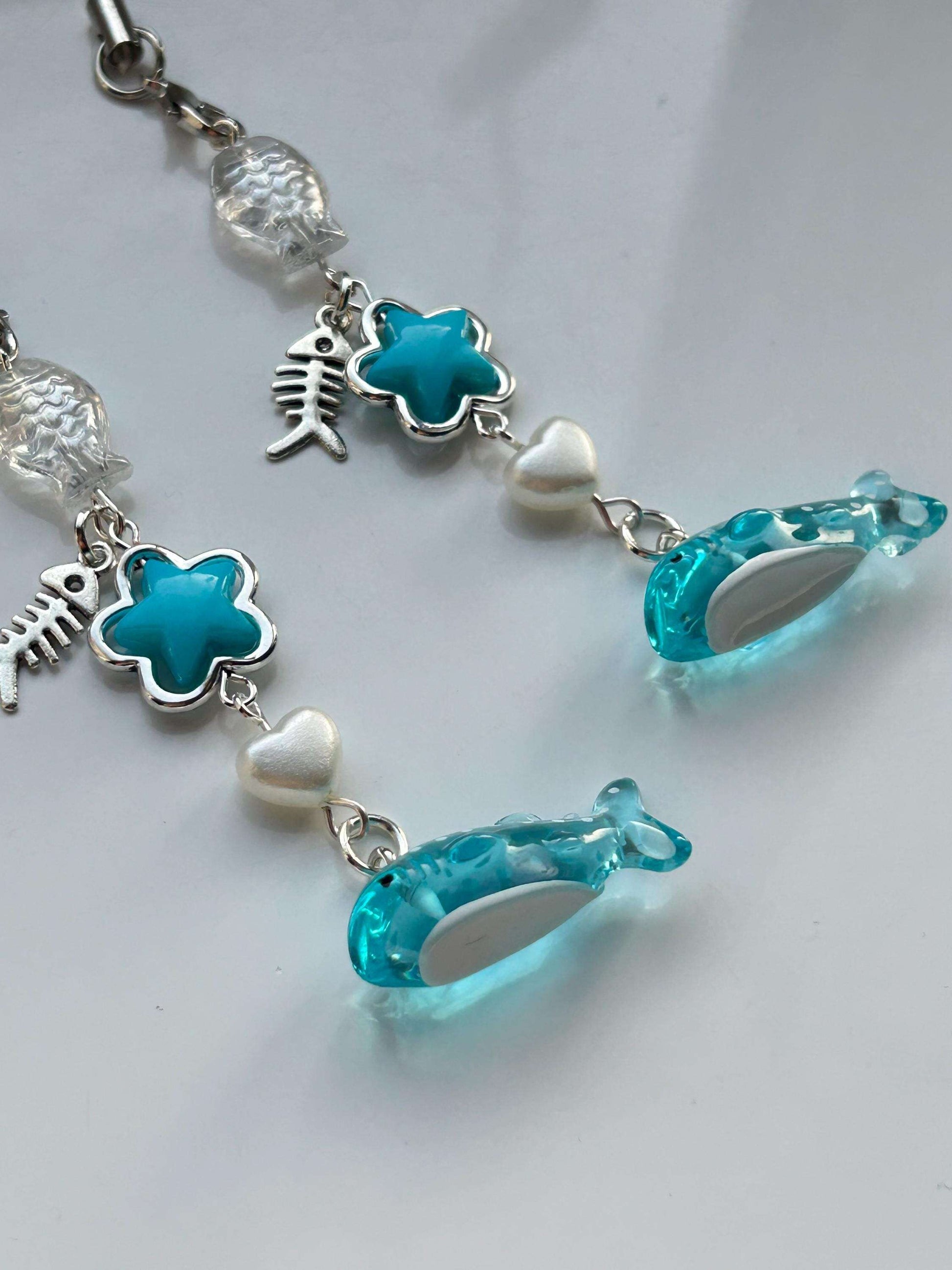 HANDMADE Cute New Colour Kawaii Whale Shark Phone Charms
