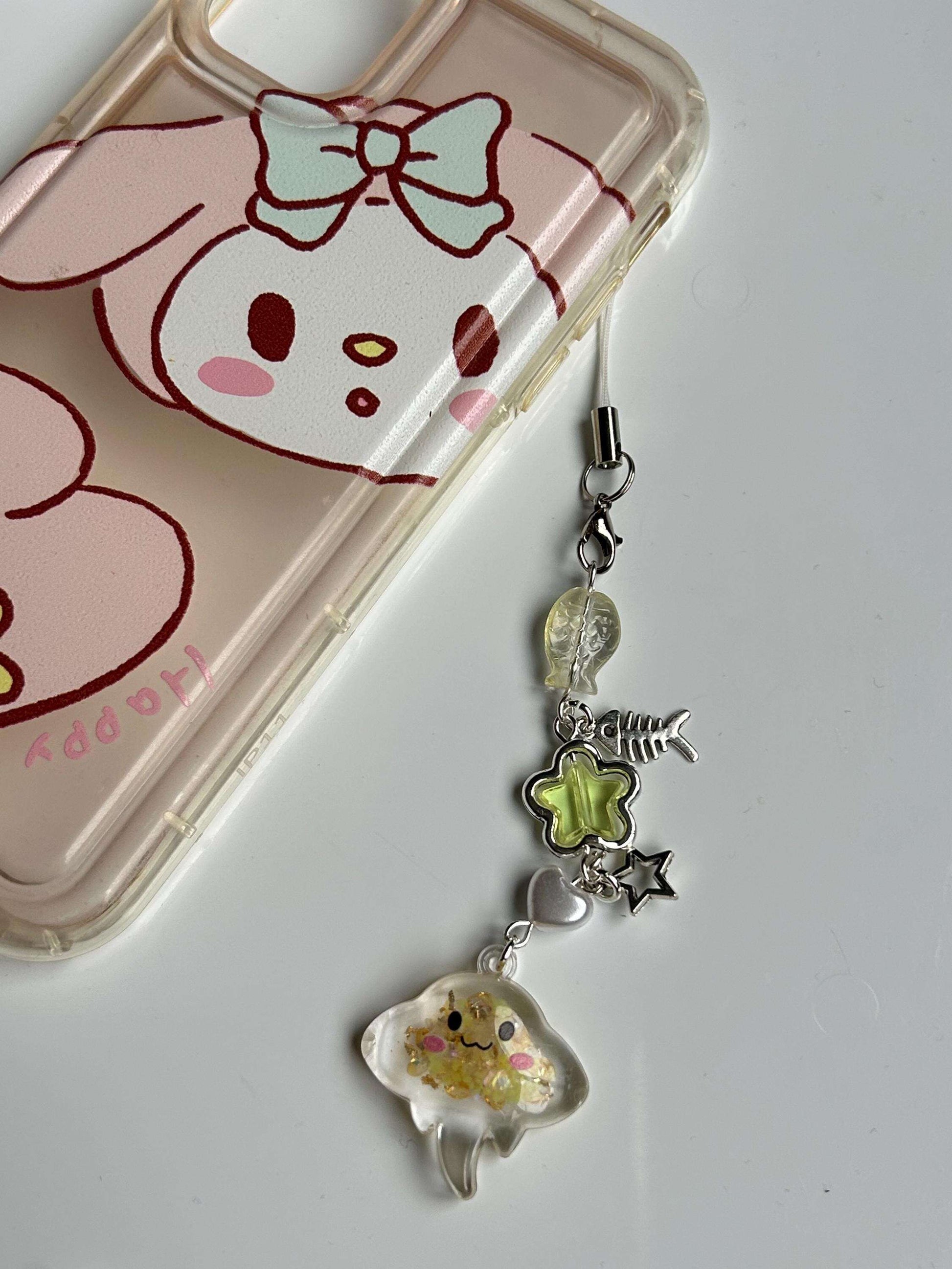 HANDMADE Cute New Kawaii Stingray Phone Charms Yellow