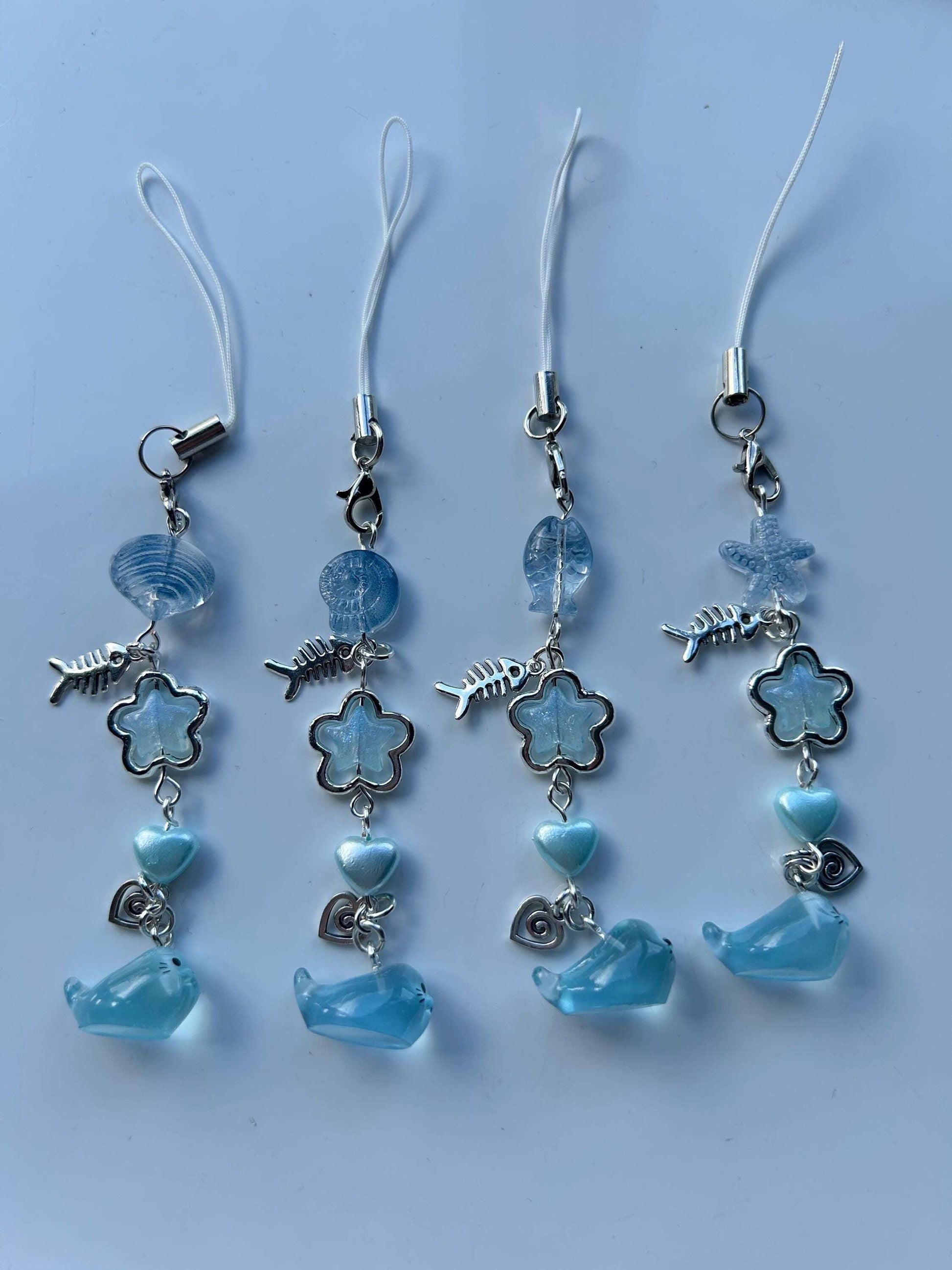 HANDMADE Cute Kawaii V2 Seal Glow in the Dark Phone Charms