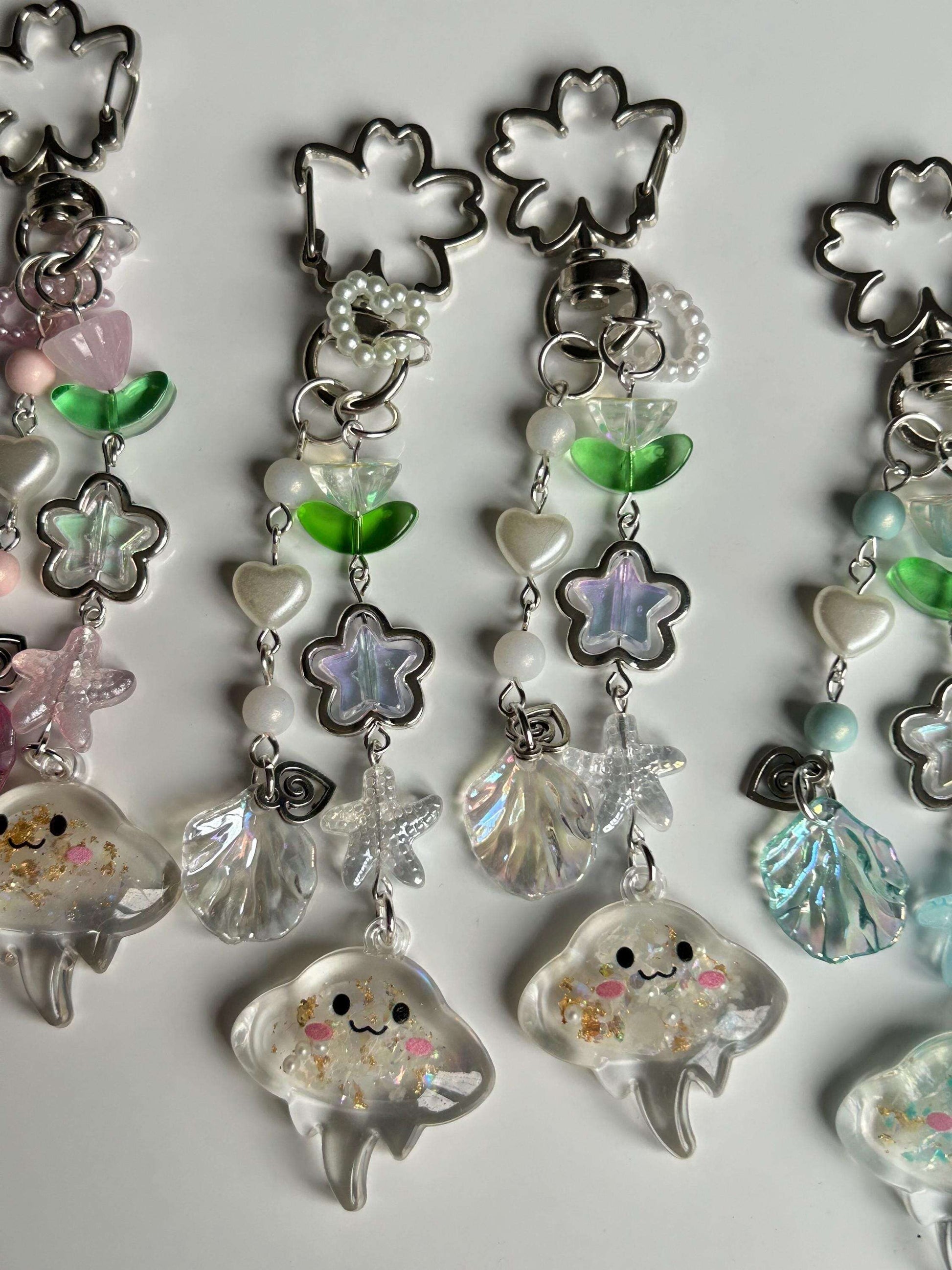 HANDMADE Cute Kawaii Stingray Keychains