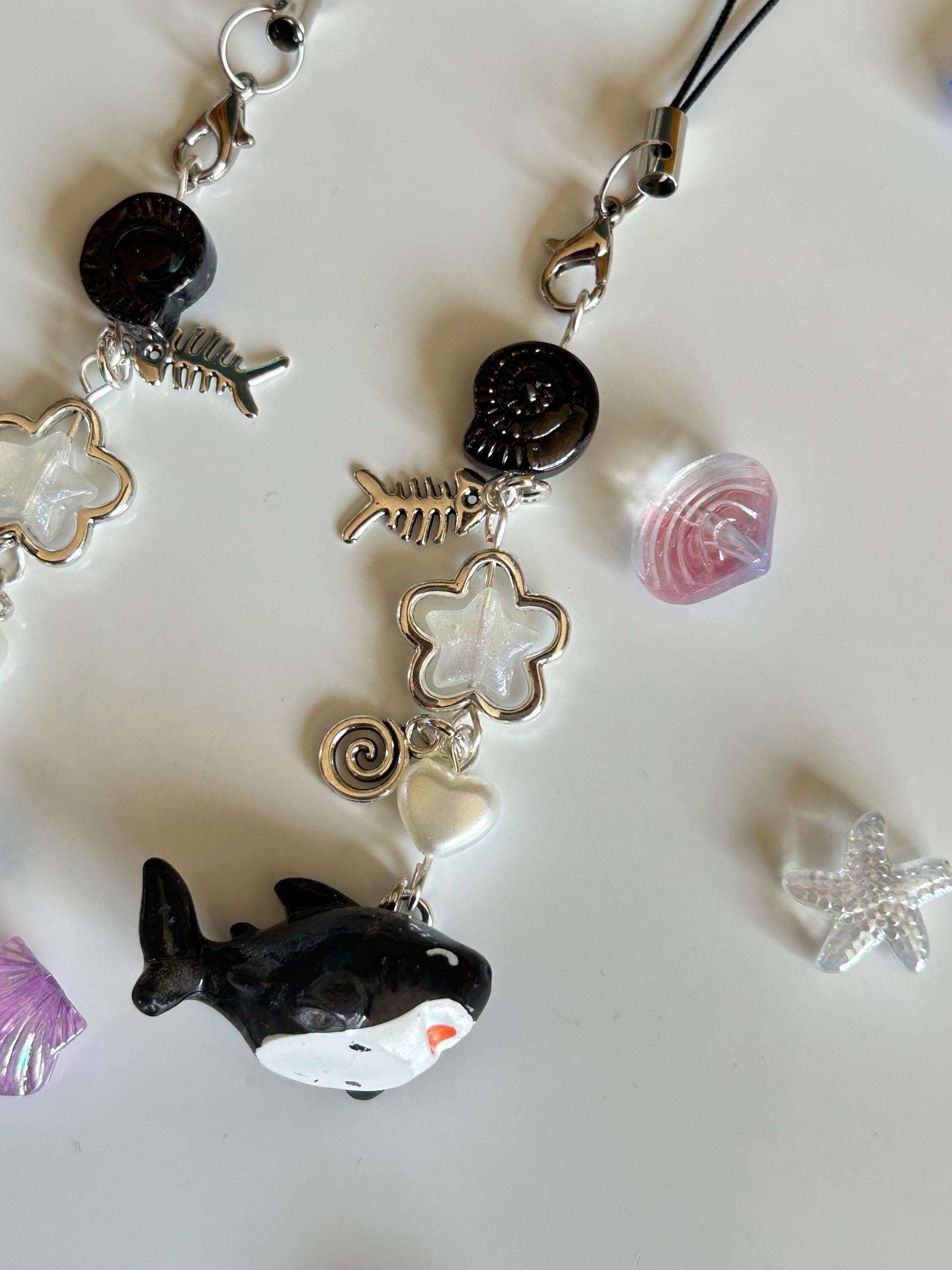 HANDMADE Cute Kawaii Shark Phone Charms