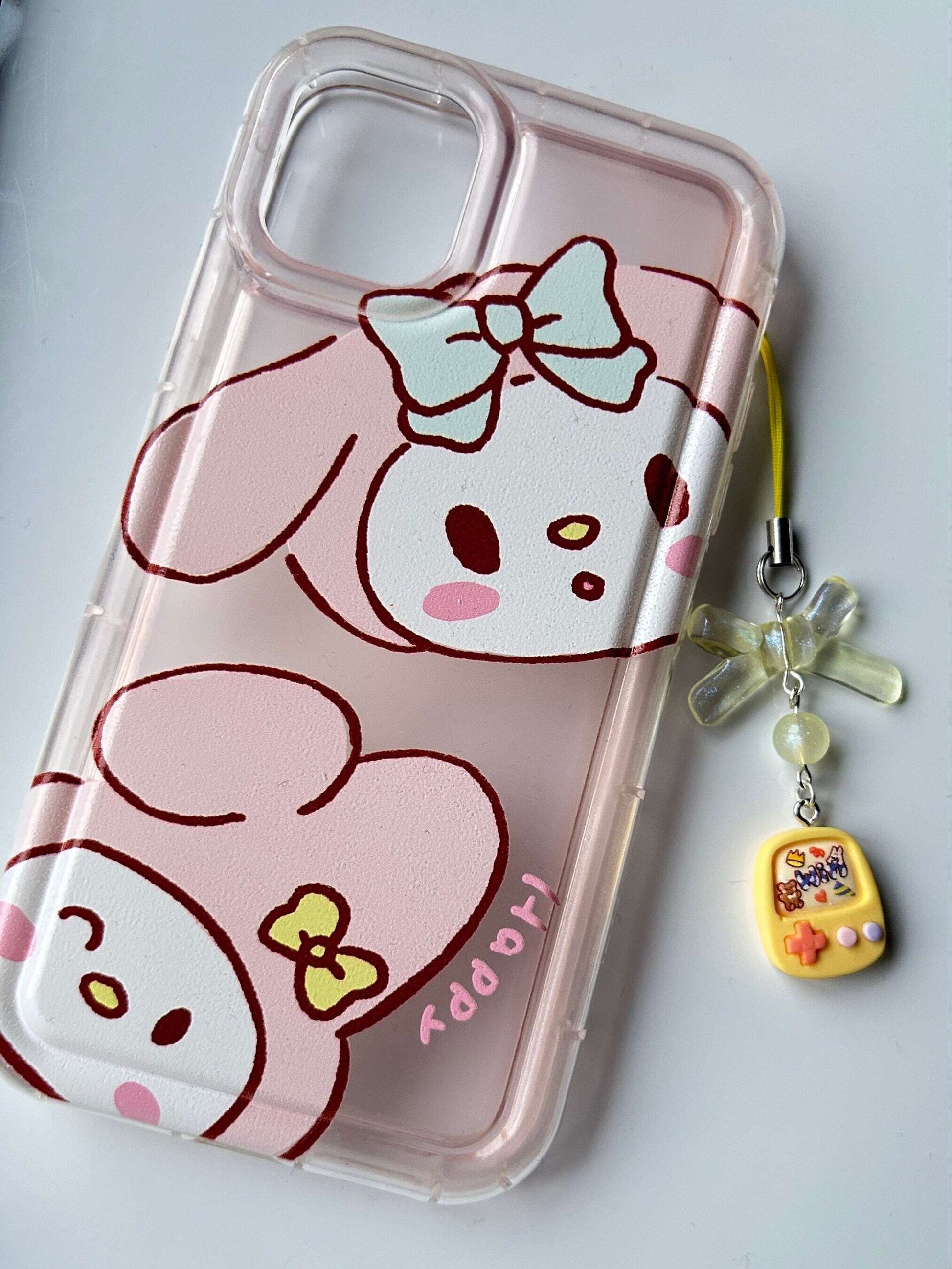 HANDMADE Cute Kawaii Games Console Phone charms Yellow