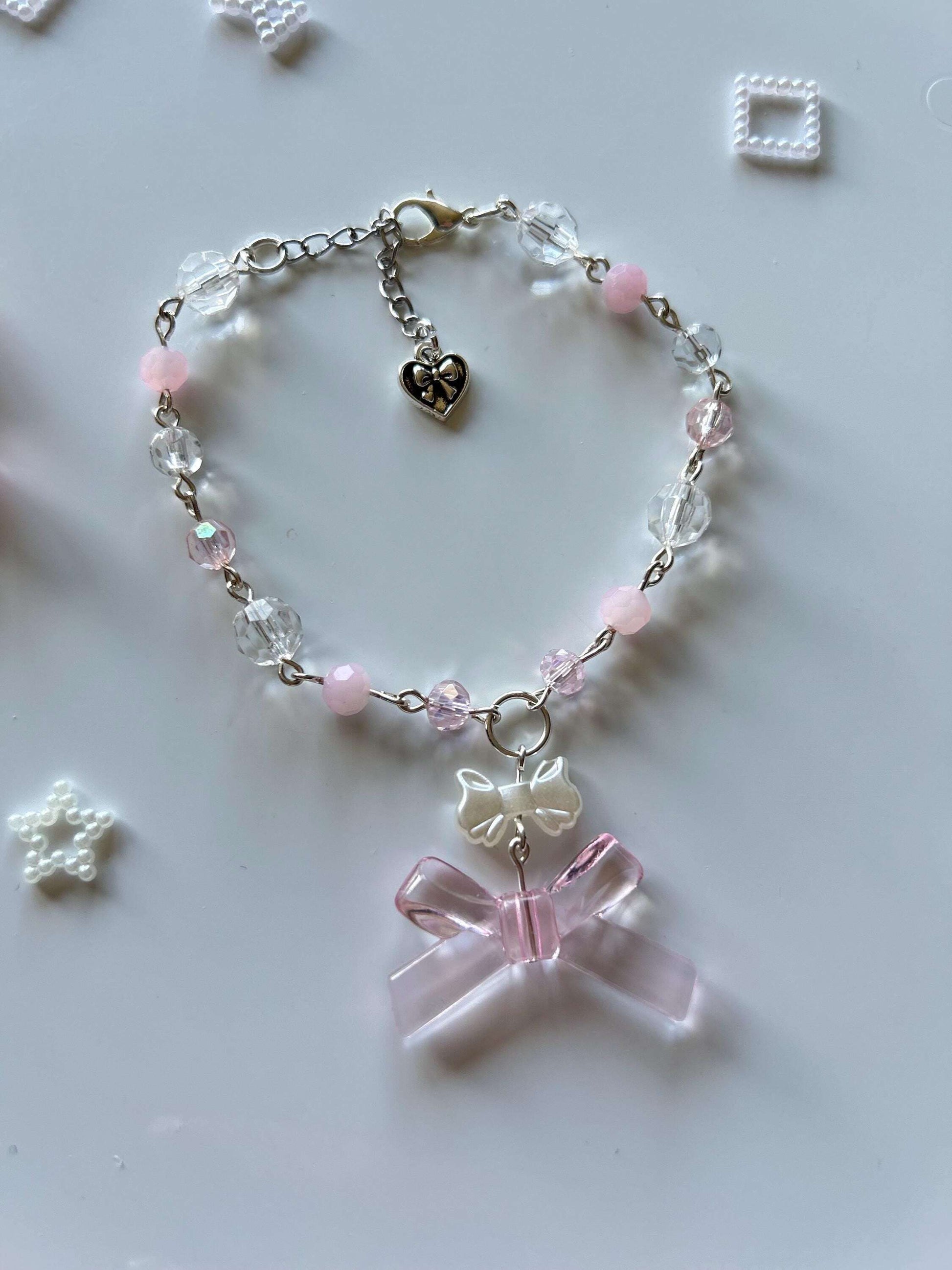 Pretty Handmade Coquette Beaded Bracelets