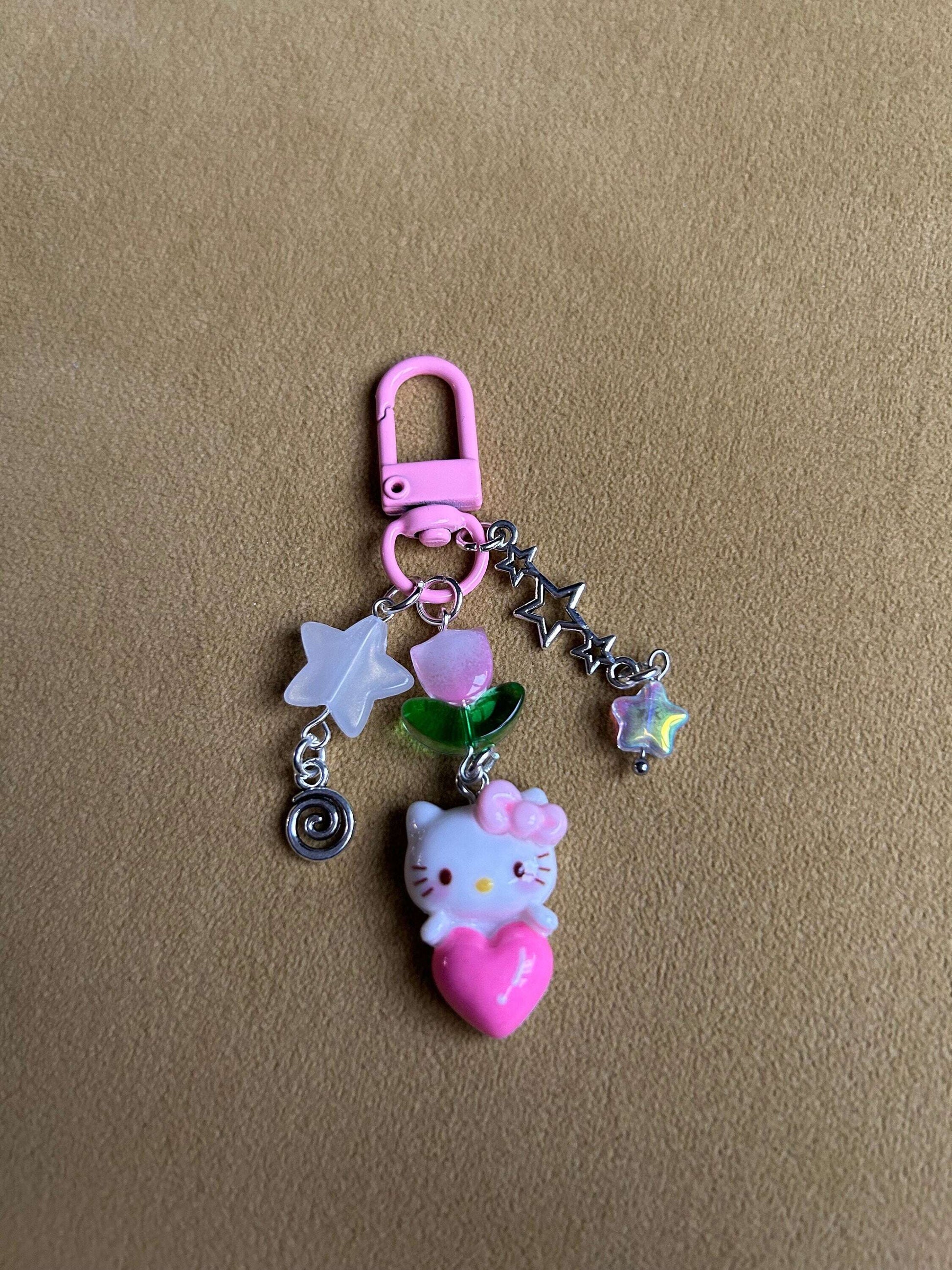 Super Cute Handmade Kawaii Sanrio Inspired Tulip Keychains HK