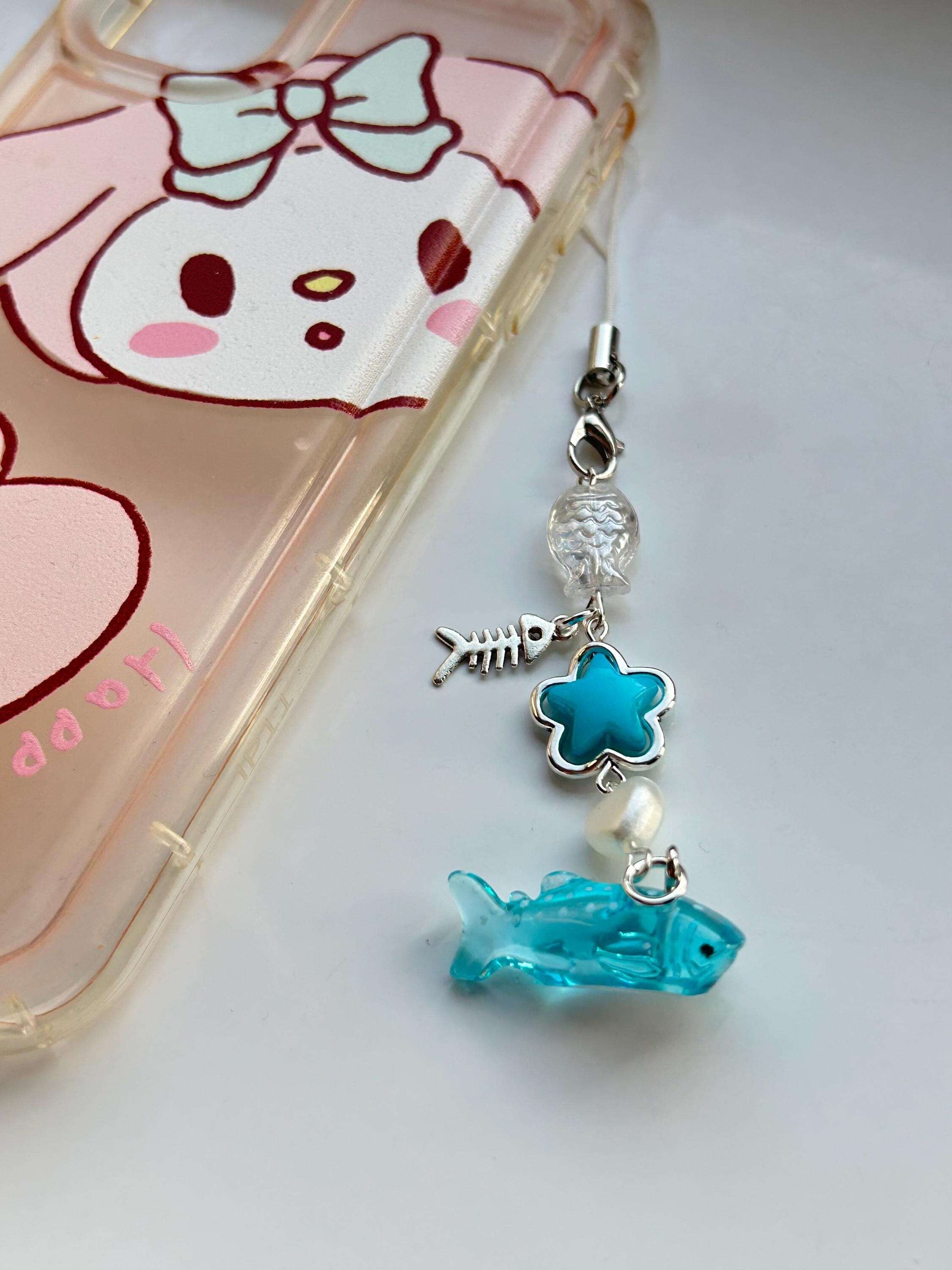 HANDMADE Cute New Colour Kawaii Whale Shark Phone Charms