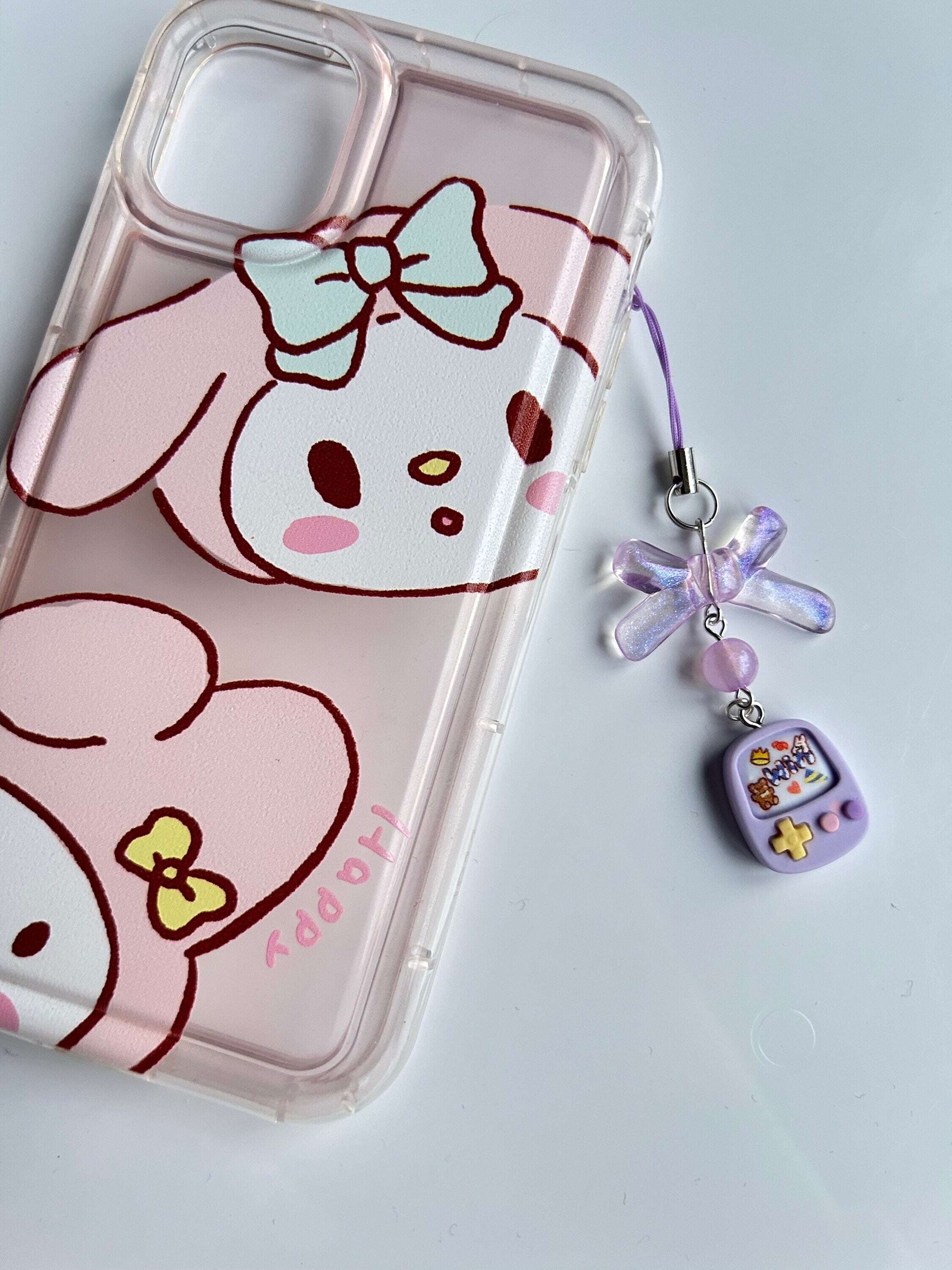 HANDMADE Cute Kawaii Games Console Phone charms Purple
