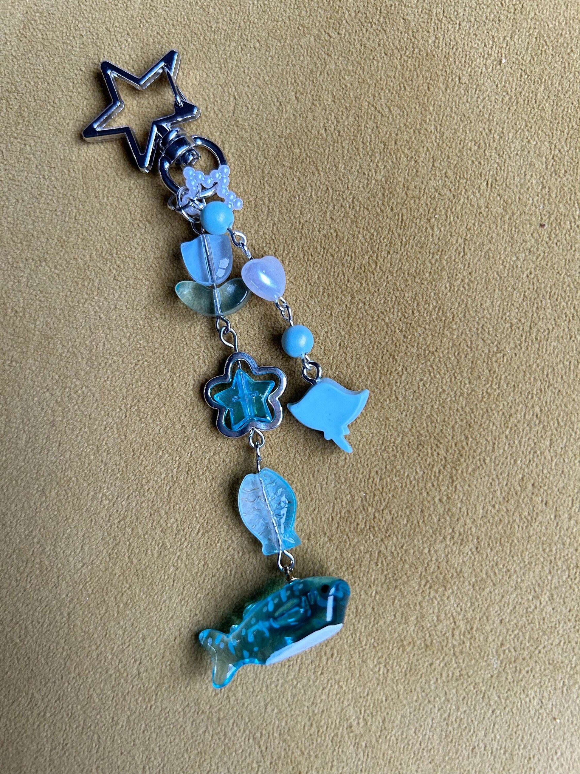 HANDMADE Cute Kawaii Whale Shark Keychain