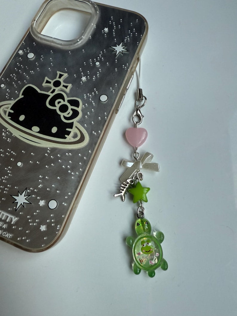 Handmade Sanrio Turtle themed Phone Charm