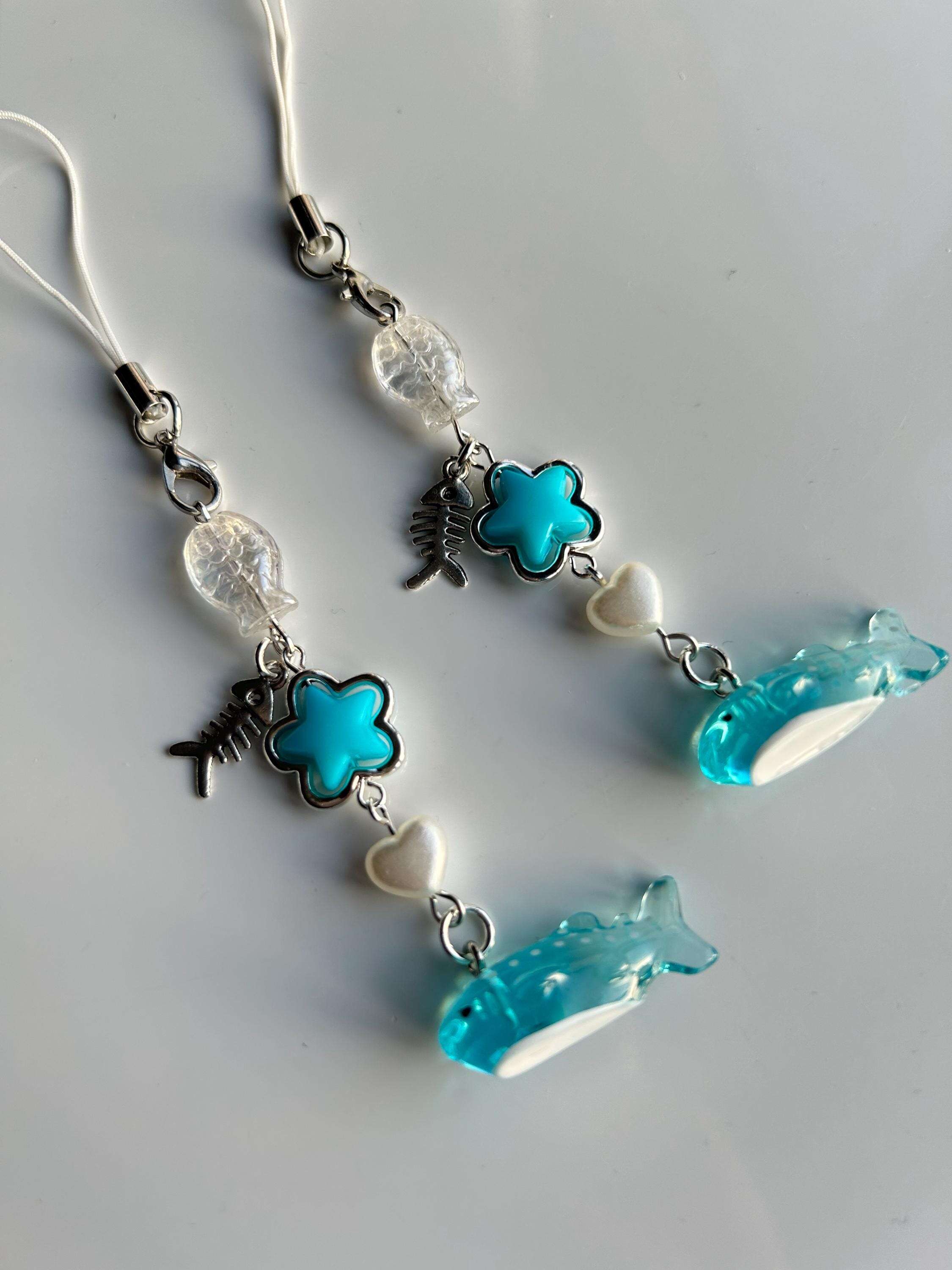 HANDMADE Cute New Colour Kawaii Whale Shark Phone Charms
