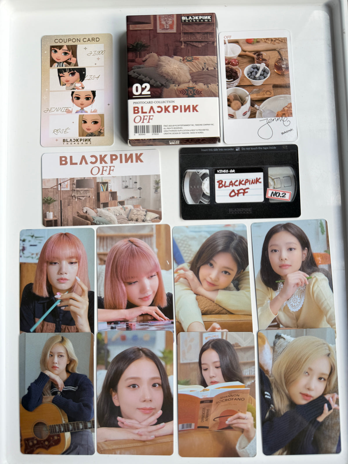 BLACKPINK THE GAME – Photocard Collection No.02 “BLACKPINK OFF” (Complete Set)