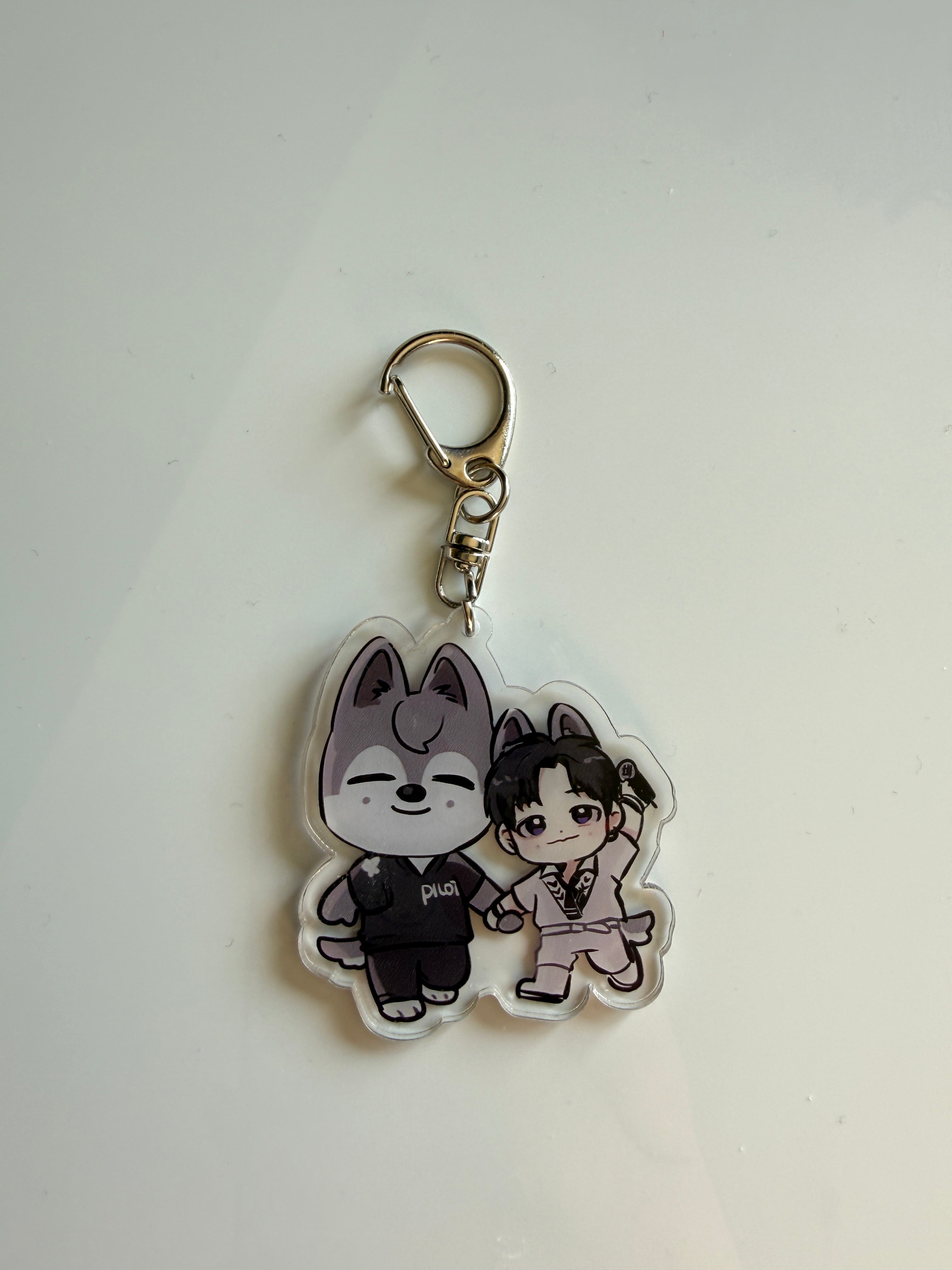 Handmade Stray Kids Keychains, Skzoo keychain, Fan made merch
