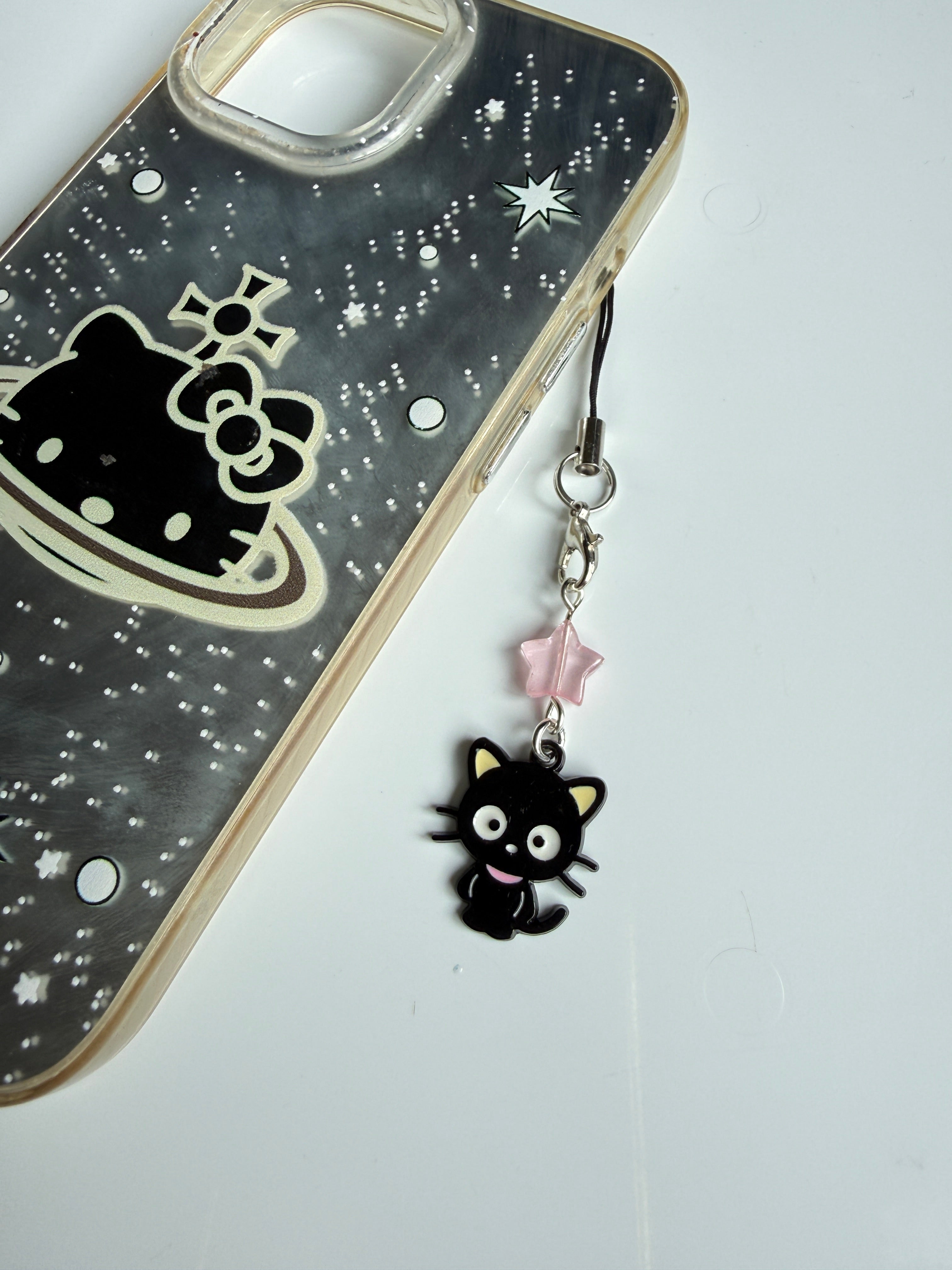 Chococat Inspired Kawaii Phone Charm, Whimsical jewellery