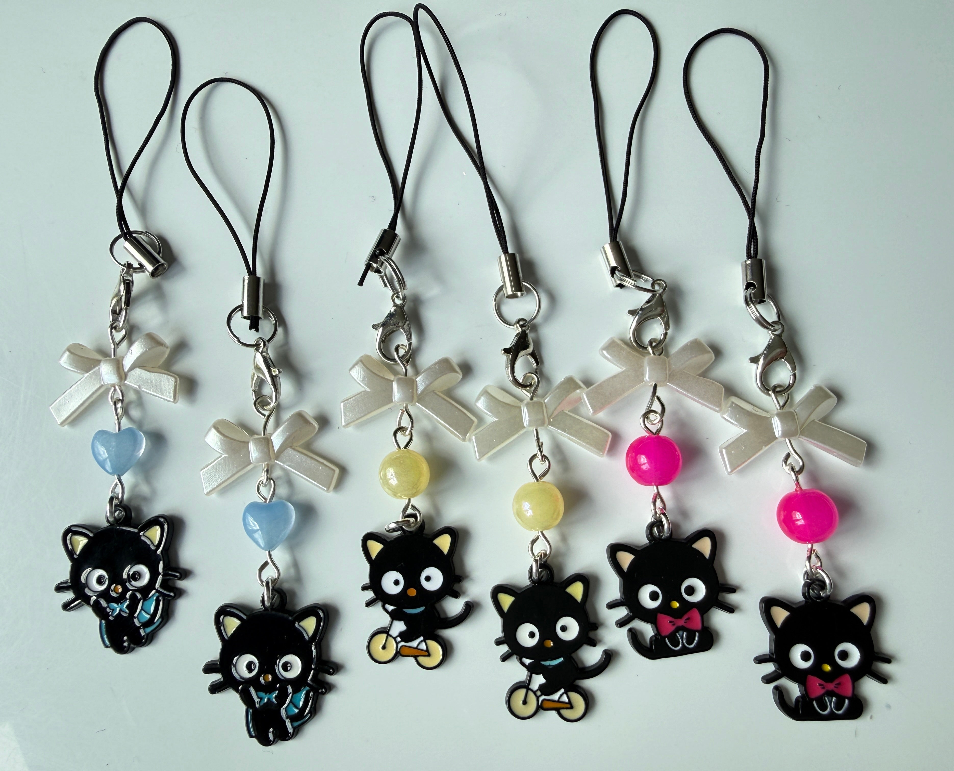 Chococat Inspired Kawaii Phone Charm