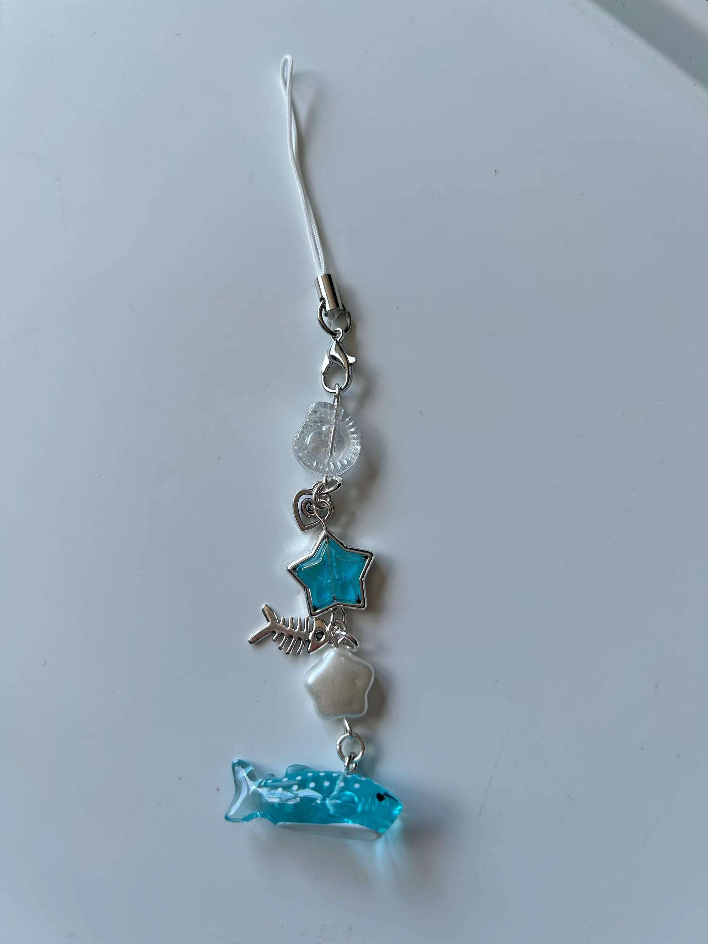 HANDMADE Cute NEW Kawaii Whale Shark Phone Charms