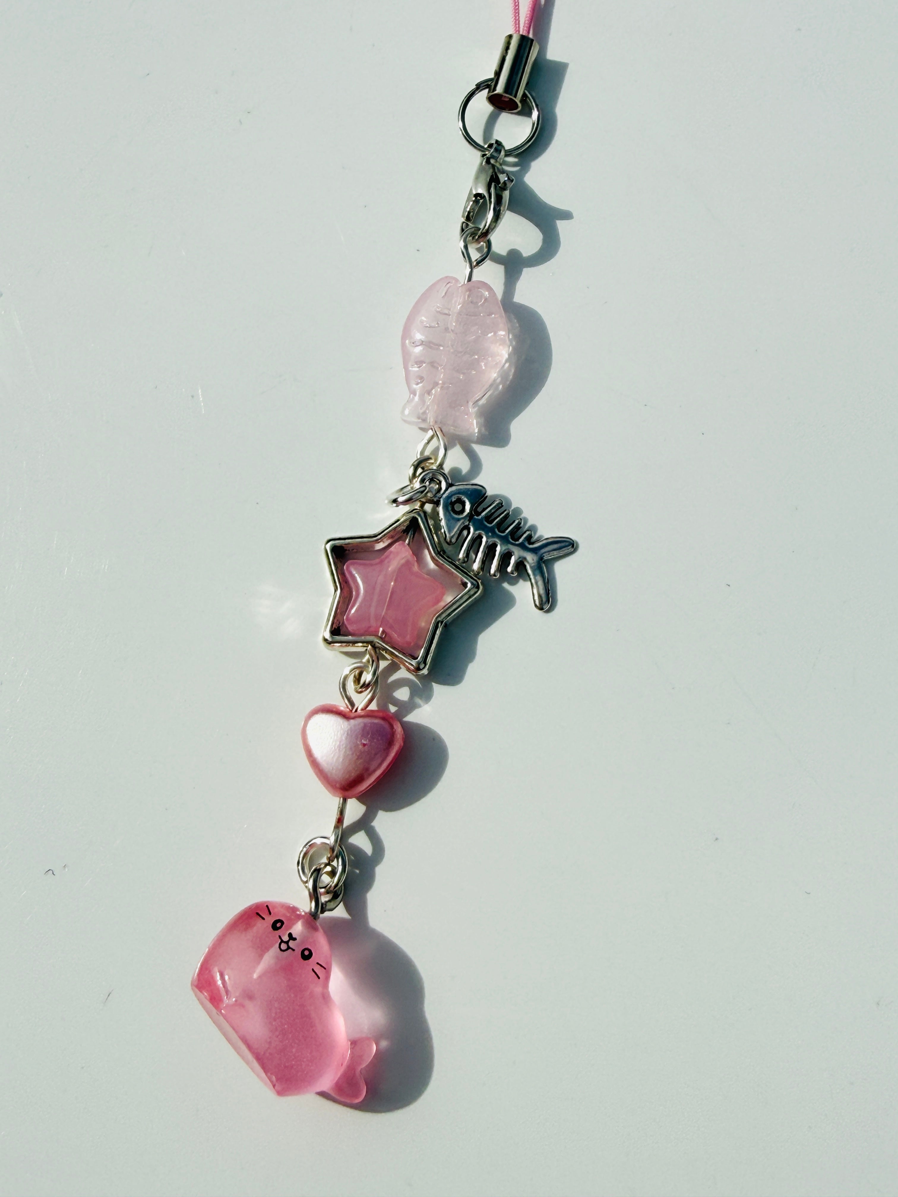 Ocean Buddies™ Silly Seal Phone Charm | Handmade Kawaii Phone Strap | Cute Seal Bag Charm