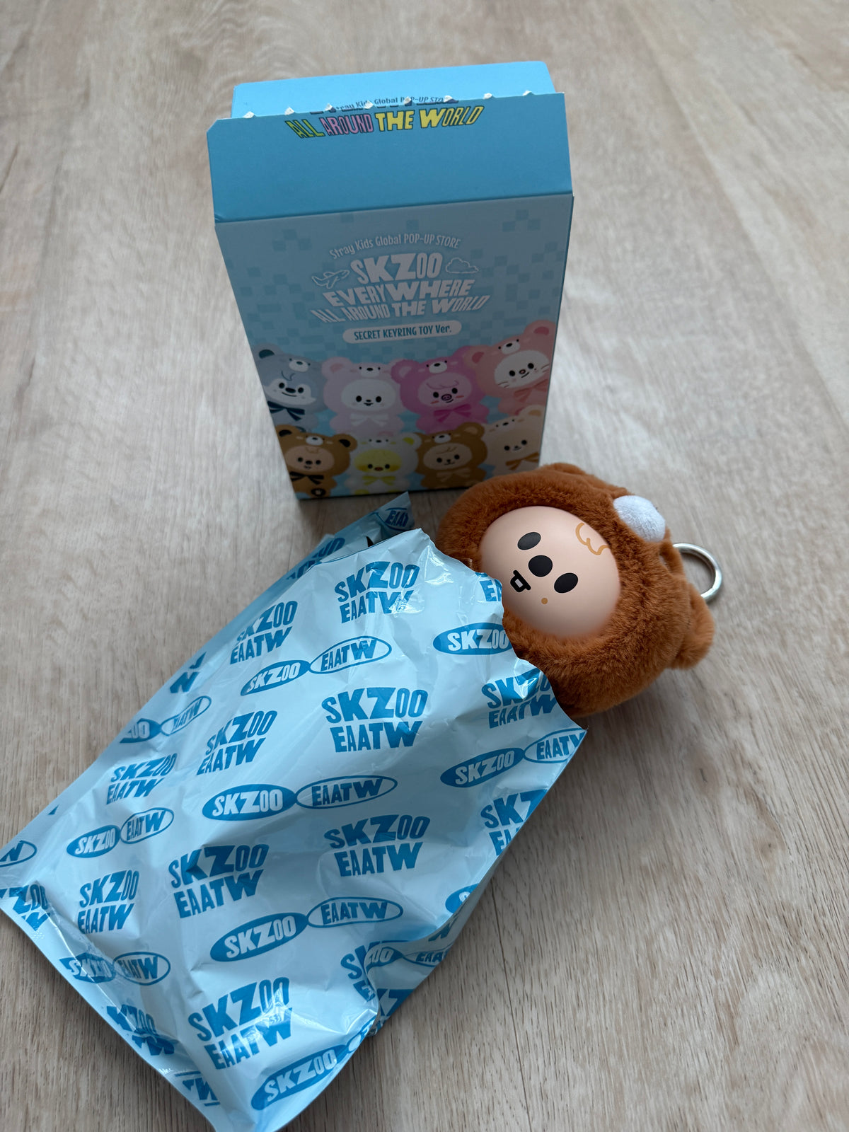 STRAY KIDS SKZOO HAN QUOKKA – EVERYWHERE ALL AROUND THE WORLD Secret Keyring Toy Ver. | Official