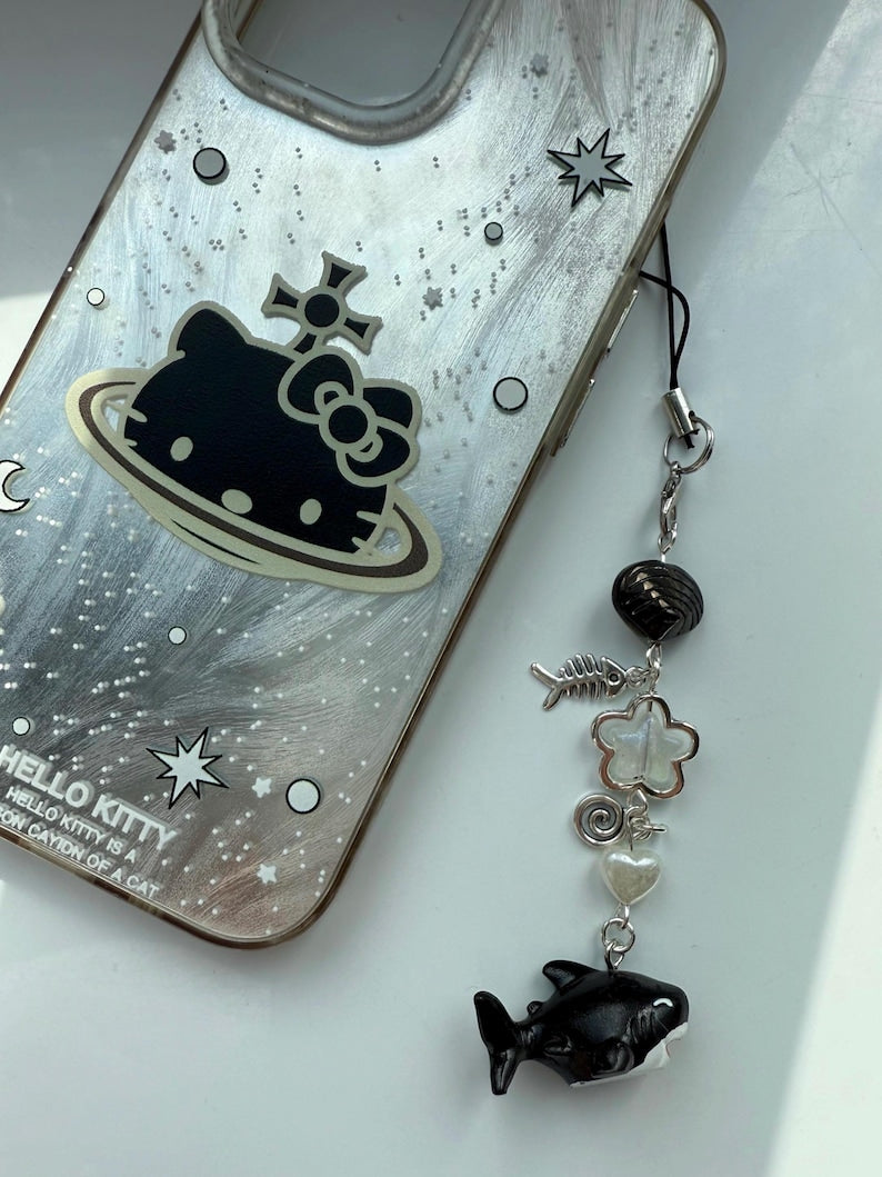 HANDMADE Cute Kawaii Shark Phone Charms