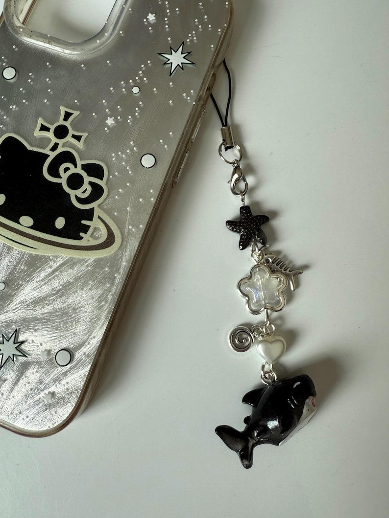 HANDMADE Cute Kawaii Shark Phone Charms
