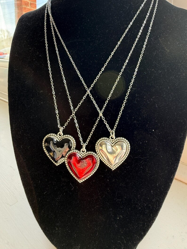 Handmade Heart Necklaces 17”