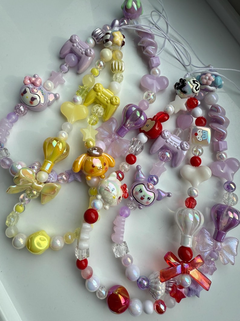 HANDMADE Cute Sanrio Inspired Hot Air Balloon Phone Charms