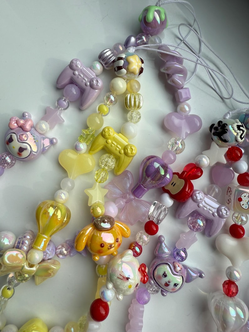 HANDMADE Cute Sanrio Inspired Hot Air Balloon Phone Charms