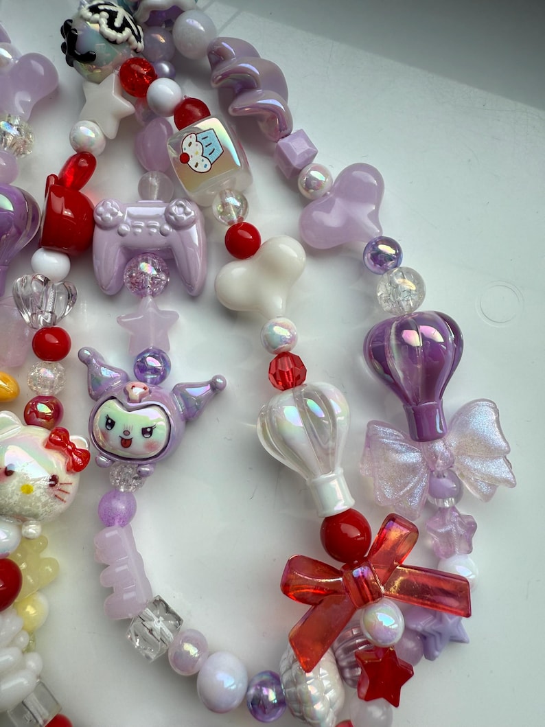 HANDMADE Cute Sanrio Inspired Hot Air Balloon Phone Charms