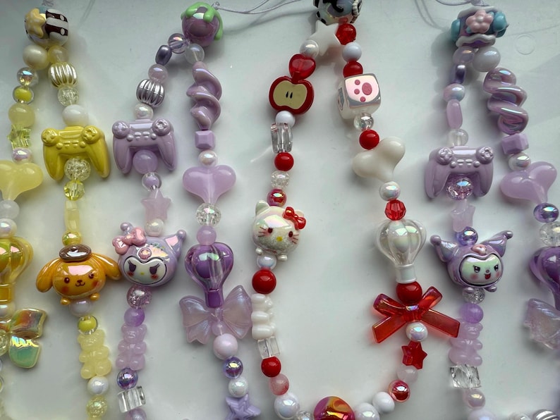 HANDMADE Cute Sanrio Inspired Hot Air Balloon Phone Charms