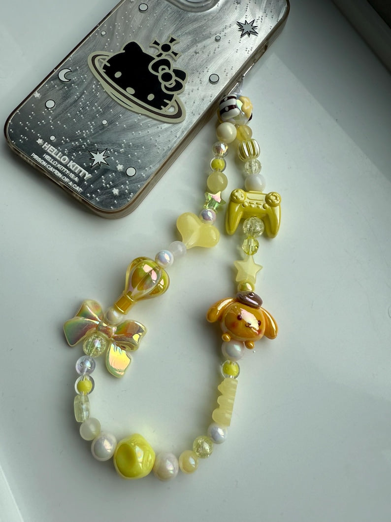 HANDMADE Cute Sanrio Inspired Hot Air Balloon Phone Charms