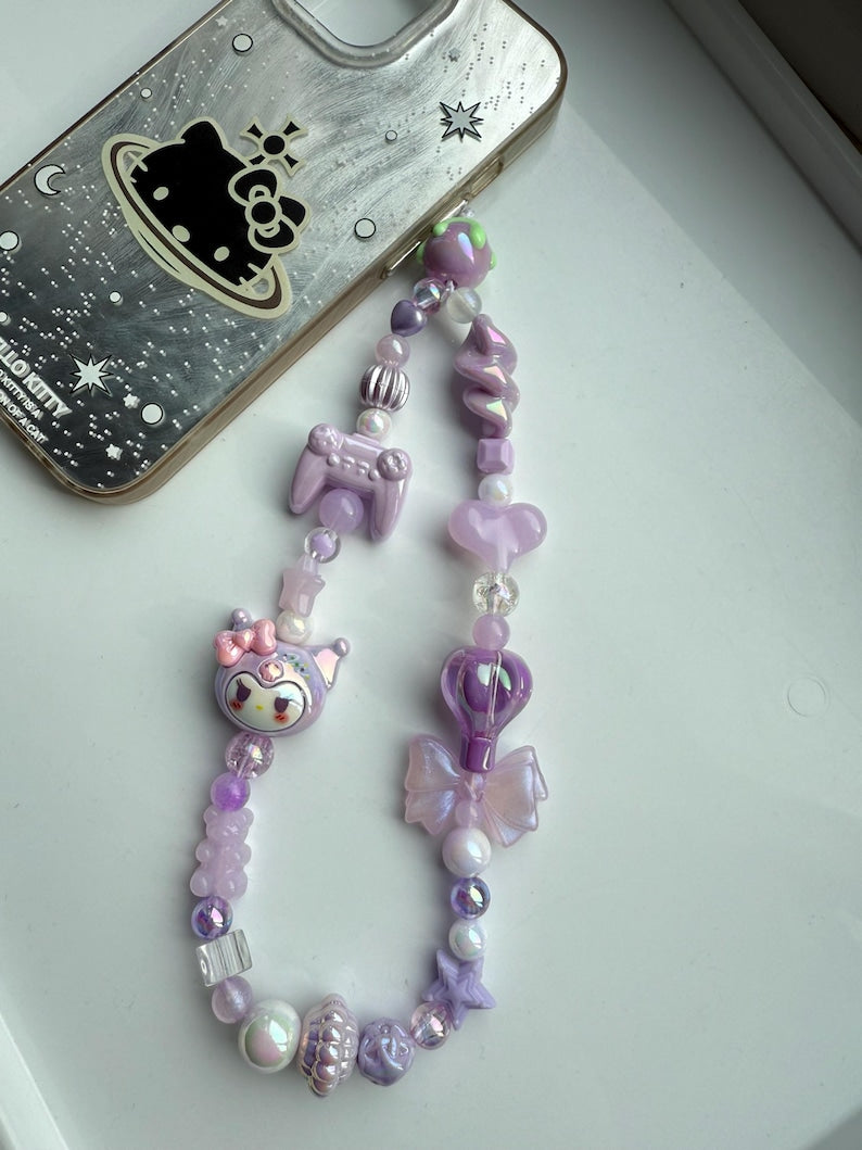 HANDMADE Cute Sanrio Inspired Hot Air Balloon Phone Charms