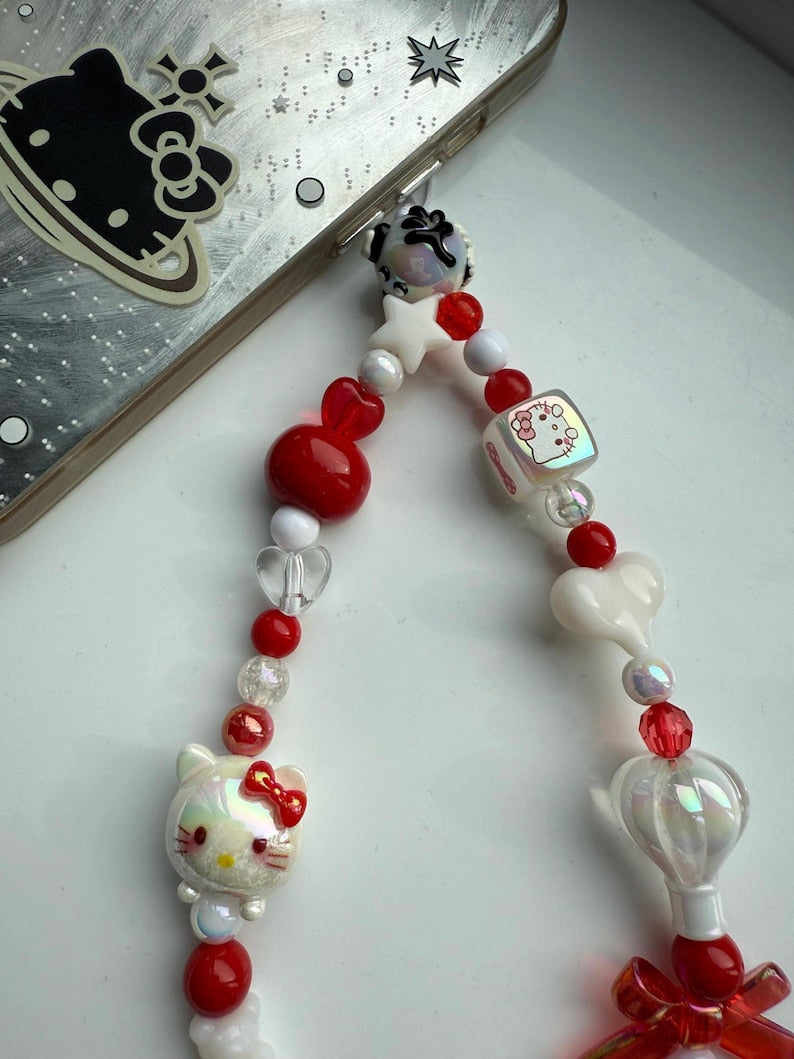 HANDMADE Cute Sanrio Inspired Hot Air Balloon Phone Charms