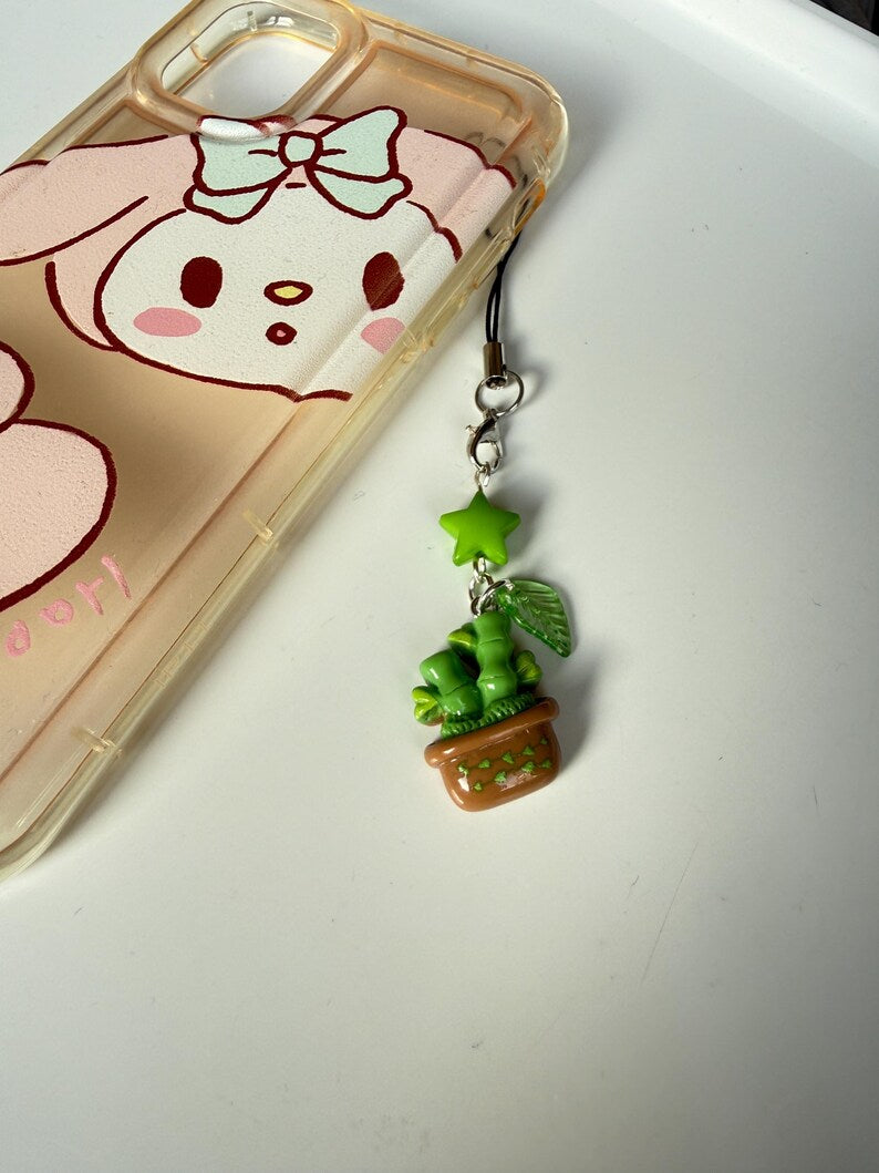 Handmade Kawaii Plant baby Phone Charms