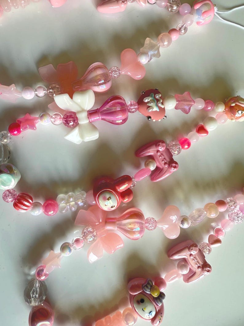 Handmade My Melody Gamer Girl Phone Charm