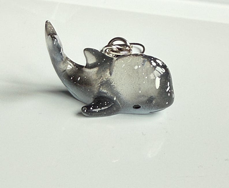 Kawaii Whale Phone Charm - Y2K Ocean Trinket