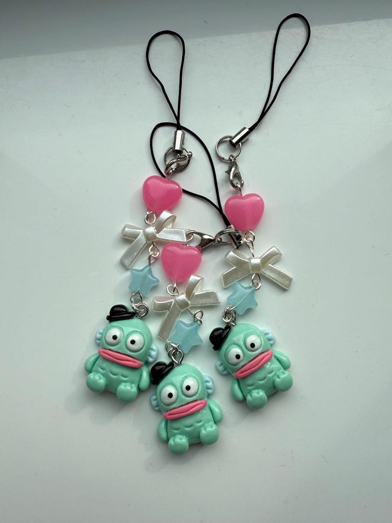 HANDMADE Hangyodon Hat Phone Charm Sanriocore