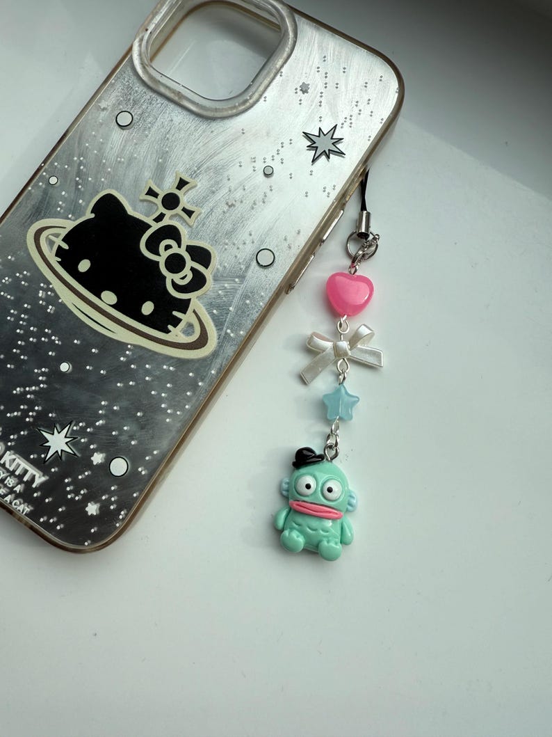 HANDMADE Hangyodon Hat Phone Charm Sanriocore