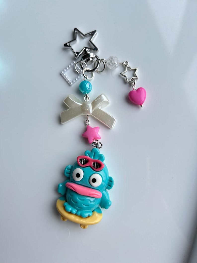 Super Cute Handmade Hangyodon Keychains