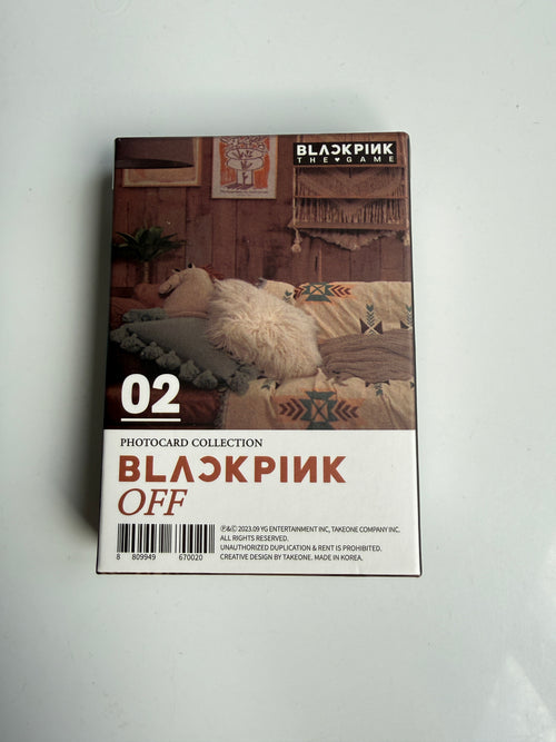 BLACKPINK THE GAME – Photocard Collection No.02 “BLACKPINK OFF” (Complete Set)