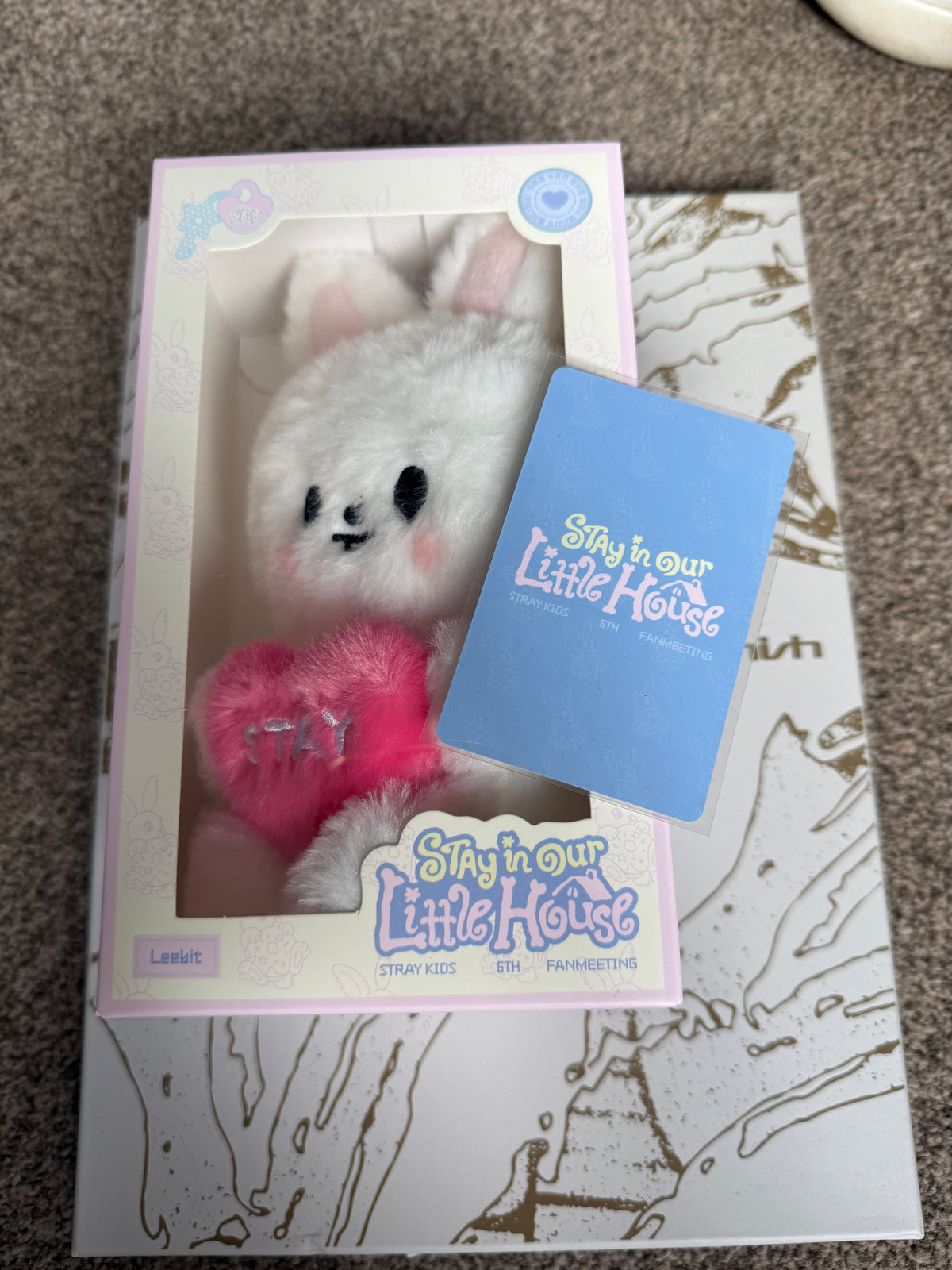 Stray Kids SKZOO Leebit Voice Plush + Lee Know POB – Stay in Our Little House – Sealed