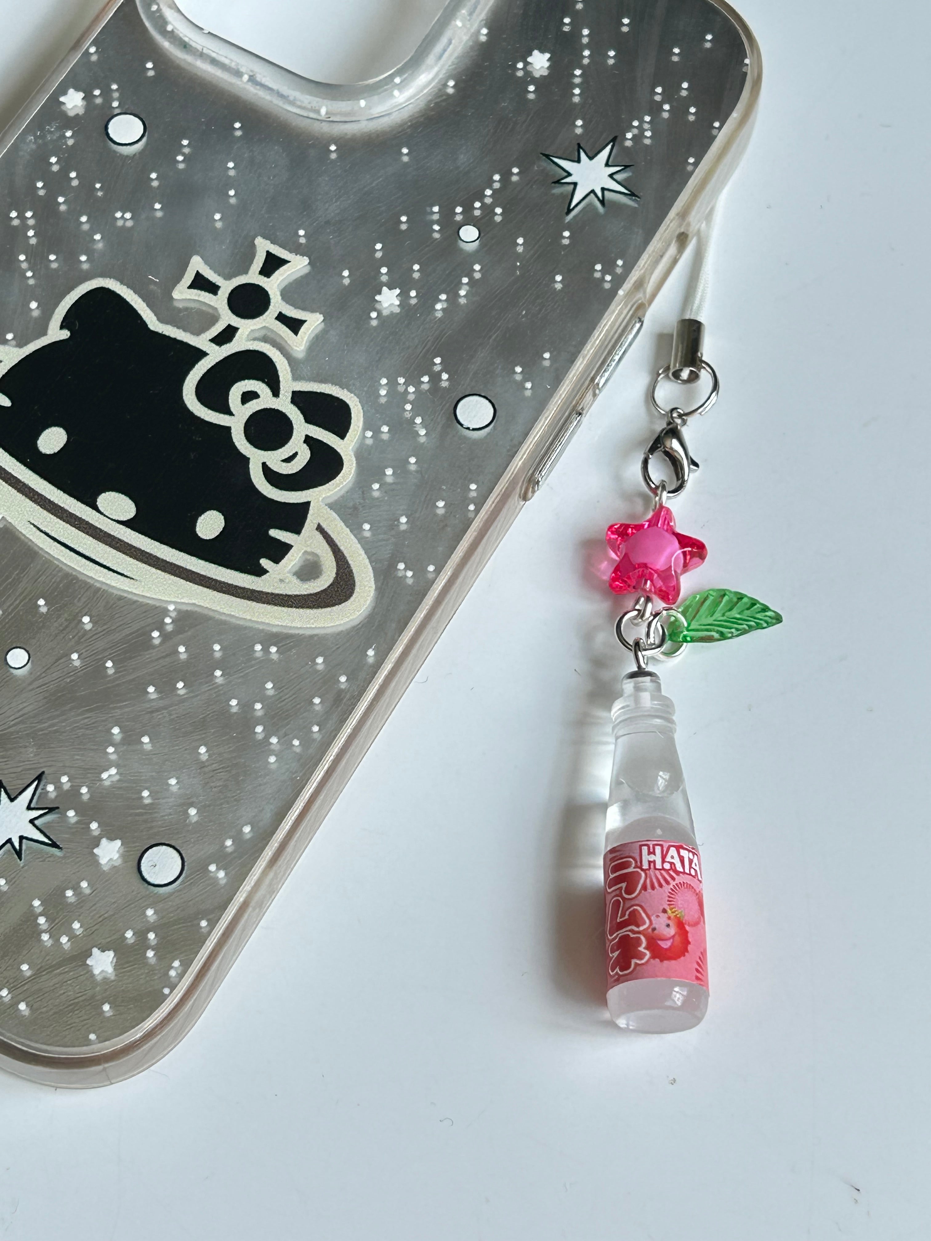 HANDMADE Kawaii Cute Ramune Soda Bottle Phone Charms