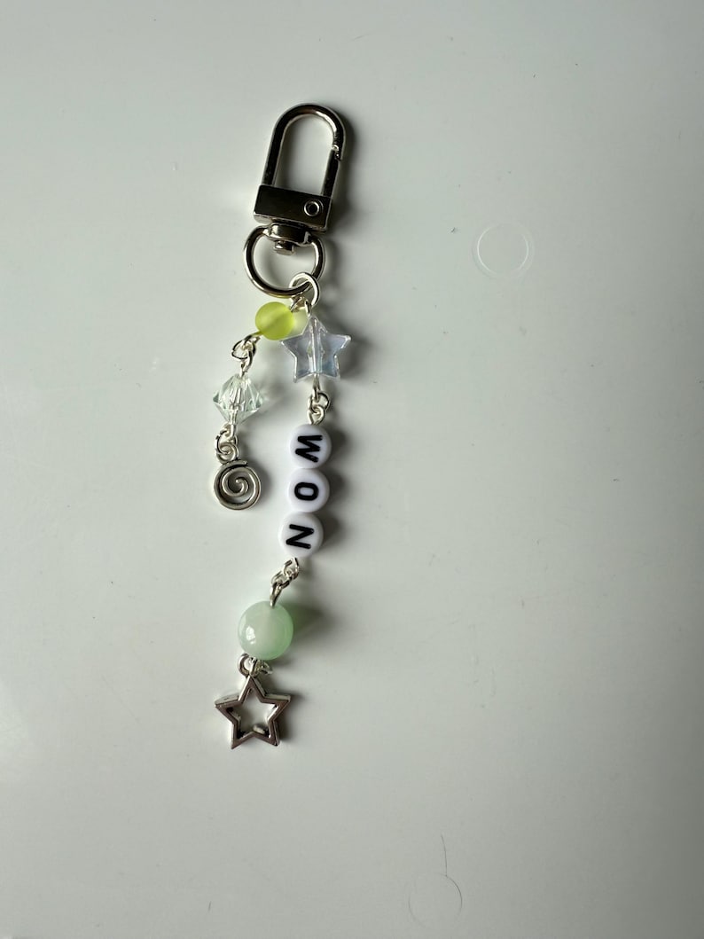 Handmade Kpop Boy Group Enhypen Keychain: kawaii Beaded Jewelry, Enhypen
