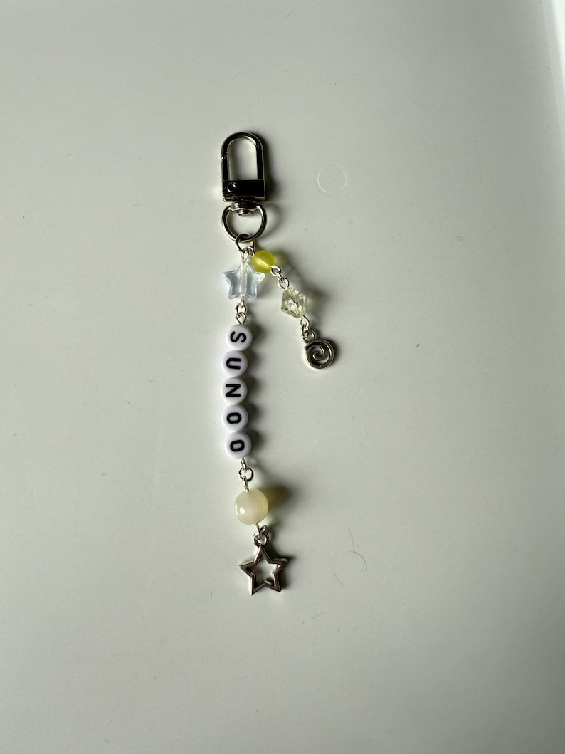 Handmade Kpop Boy Group Enhypen Keychain: kawaii Beaded Jewelry, Enhypen