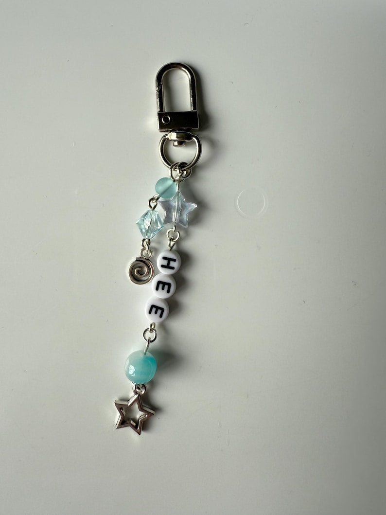 Handmade Kpop Boy Group Enhypen Keychain: kawaii Beaded Jewelry, Enhypen