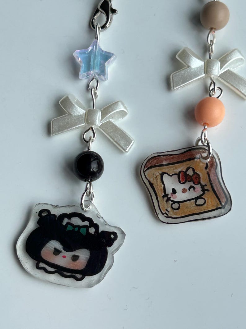 Handmade shrinky dink Phone Charm
