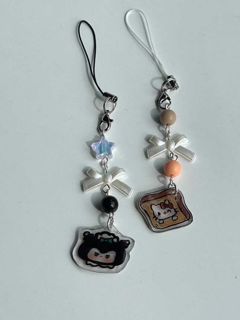 Handmade shrinky dink Phone Charm