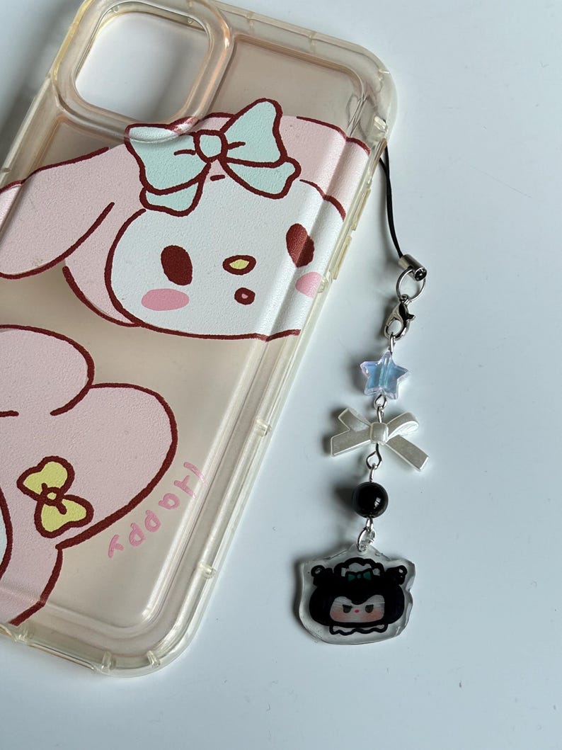 Handmade shrinky dink Phone Charm